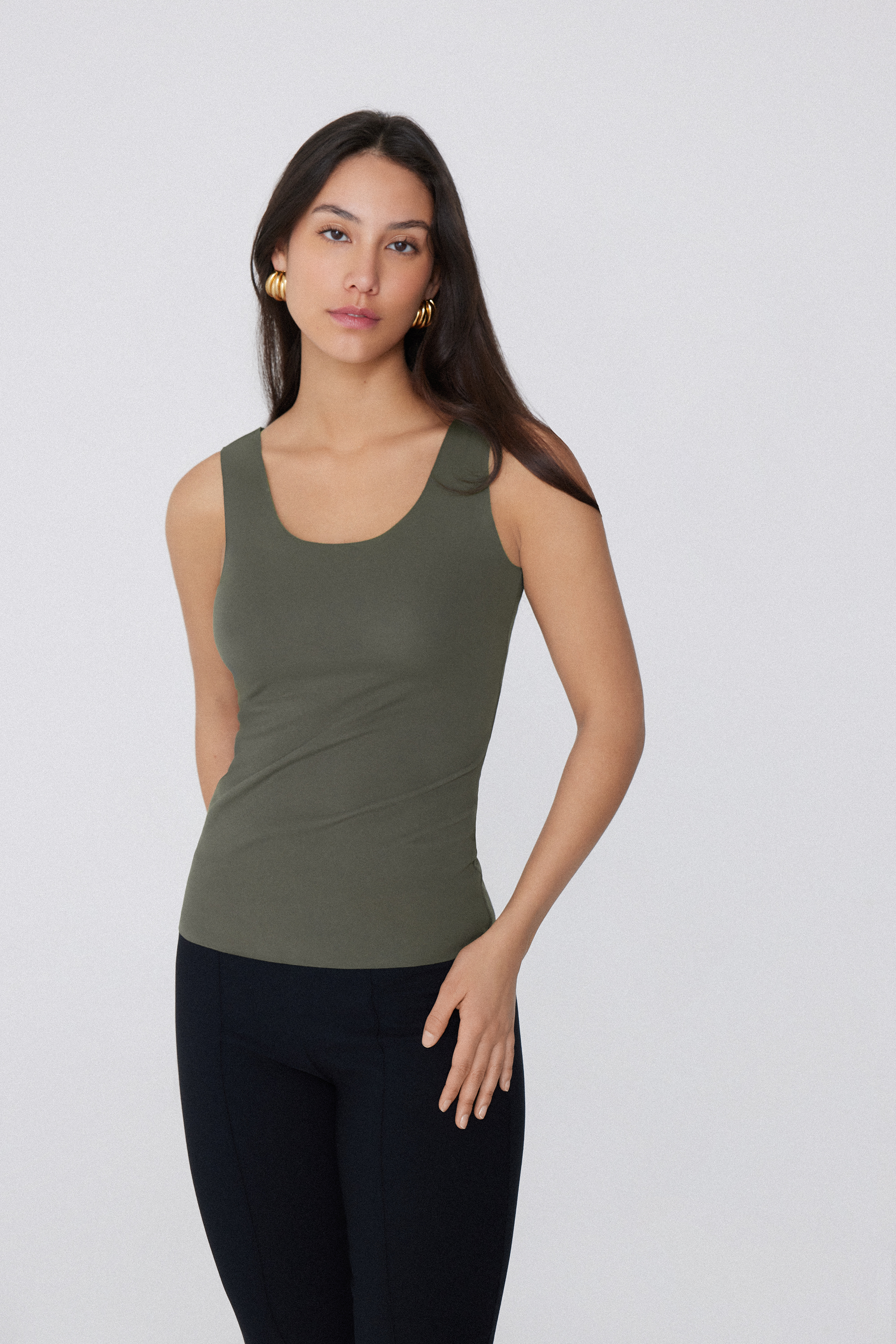 Laser-Cut Organic Cotton Tank Top