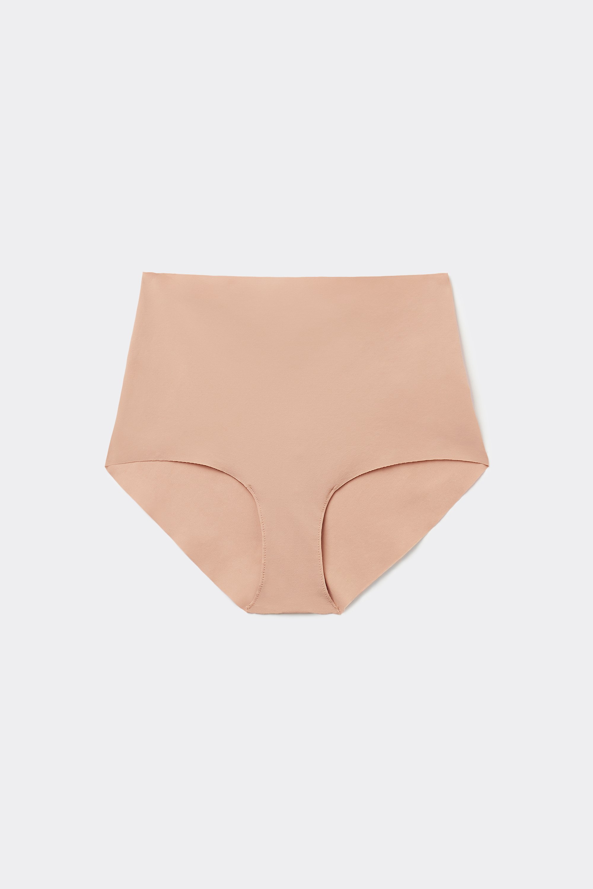 High-Waisted Laser-Cut Microfiber Hipster Panties
