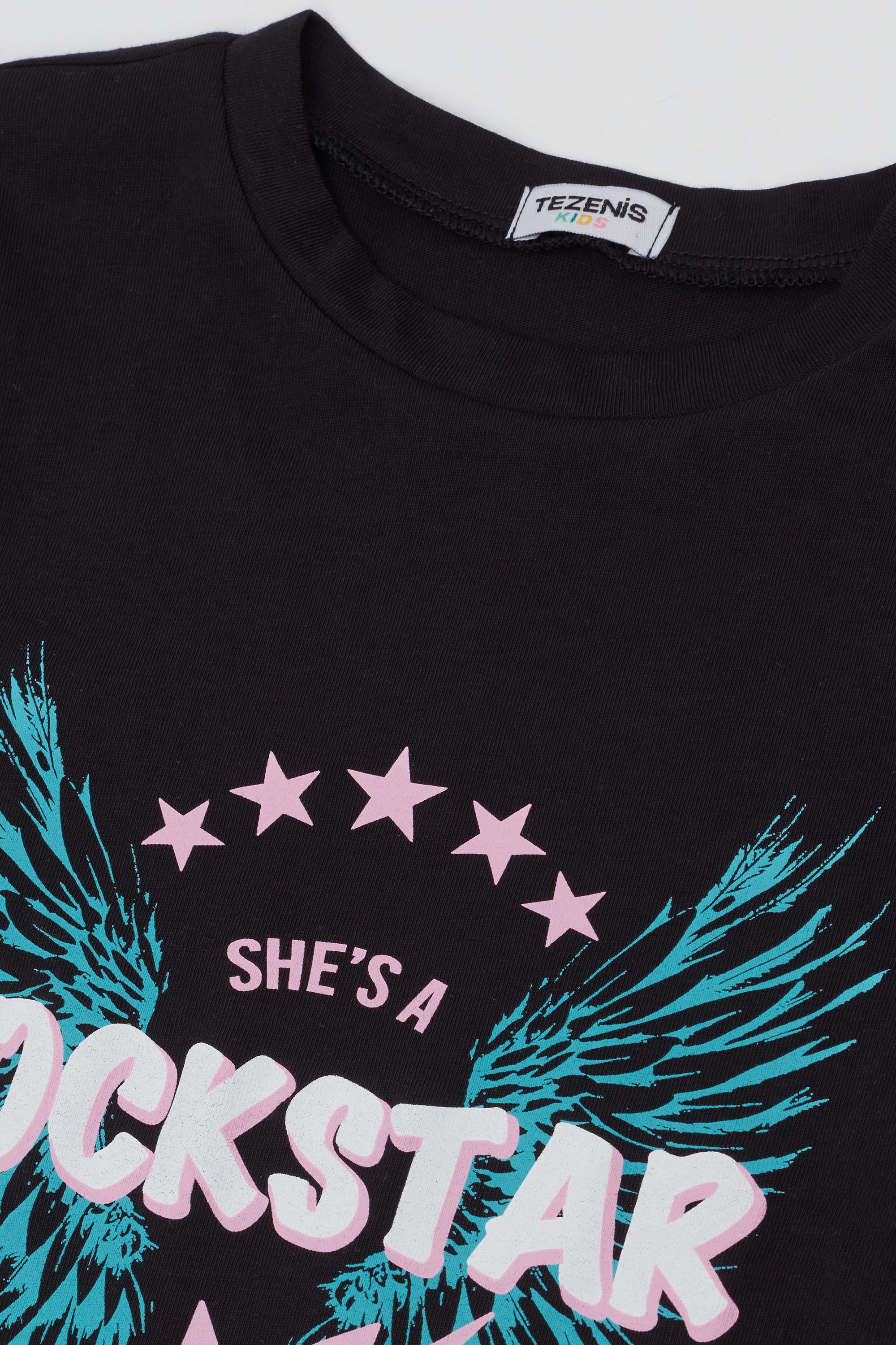 Pull Manches Longues Fille Coton Imprim&eacute;