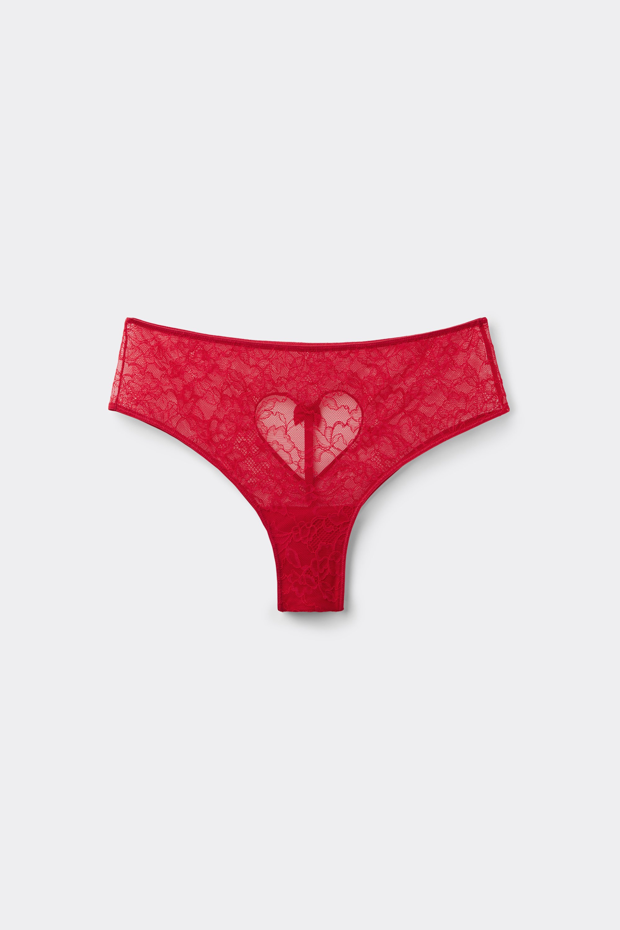Heart Cut-Out Lace Hipster Panties