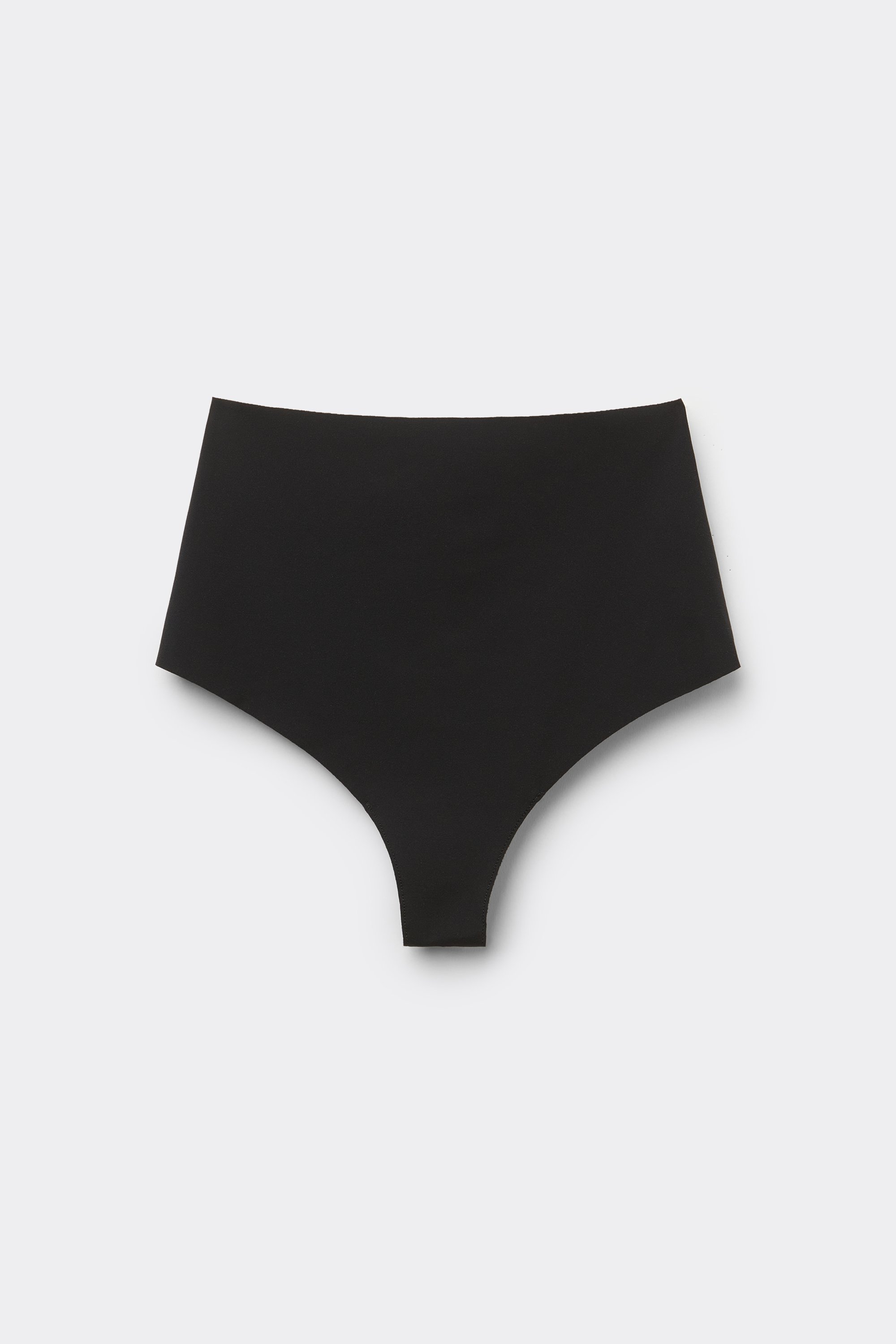 Recycled Microfiber High-Waisted Laser-Cut Brazilian Panties