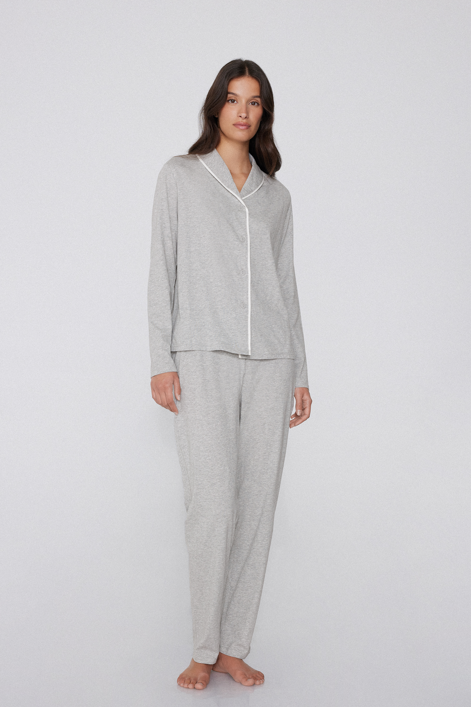 Бавовняна Піжама із Сорочкою та Штанами