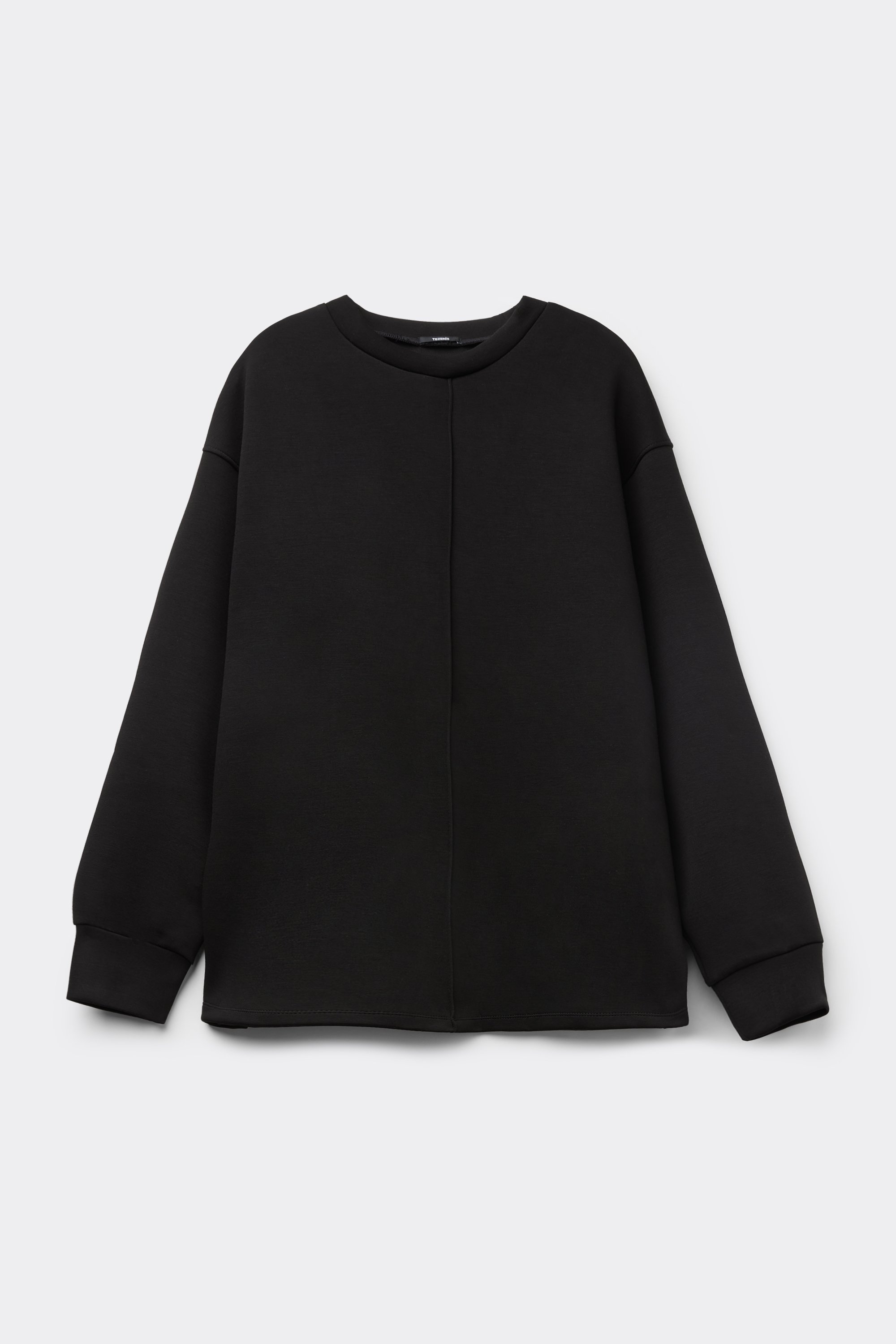 Soft Touch Long-Sleeved Heavyweight Crew-Neck Sweatshirt