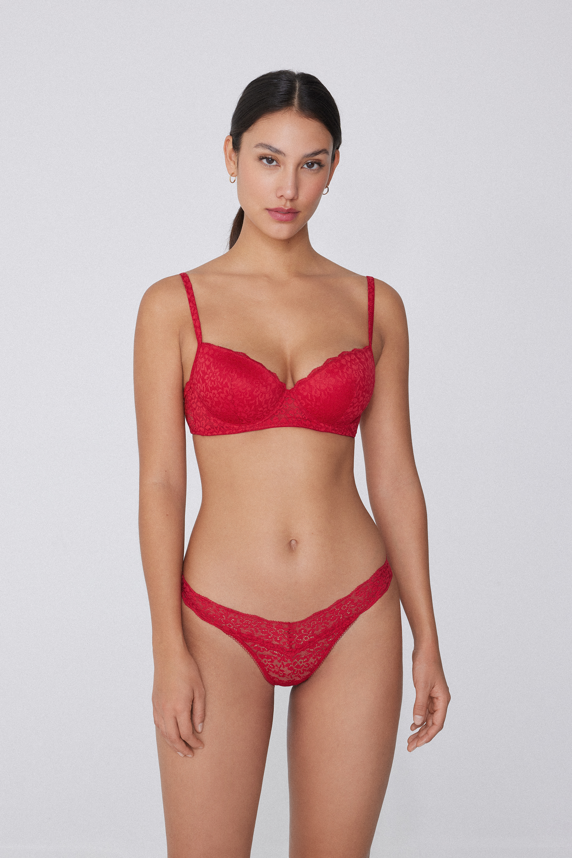 Wien Recycled Lace Lightly Padded Balconette Bra