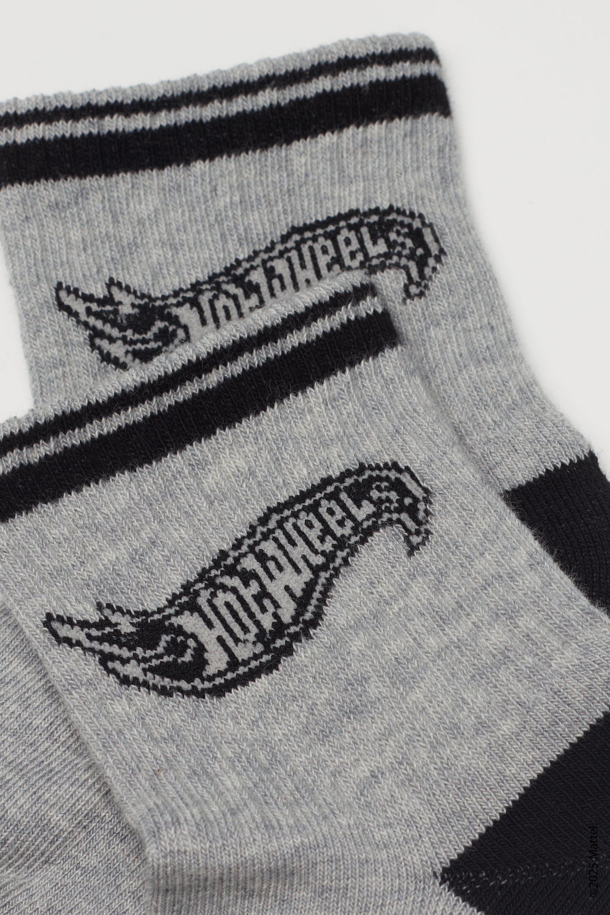 Boys&rsquo; Short Cotton Socks with Hot Wheels Print