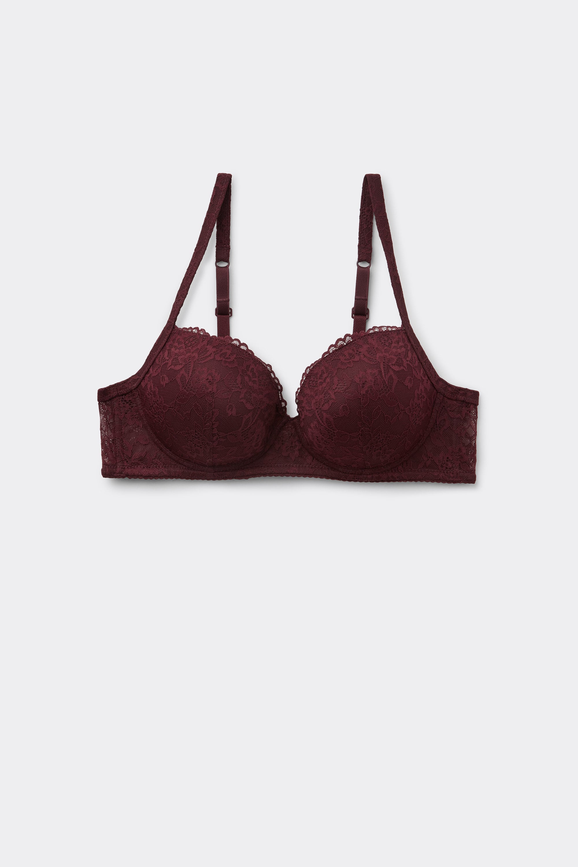 Wien Recycled Lace Slightly Padded Balconette Bra
