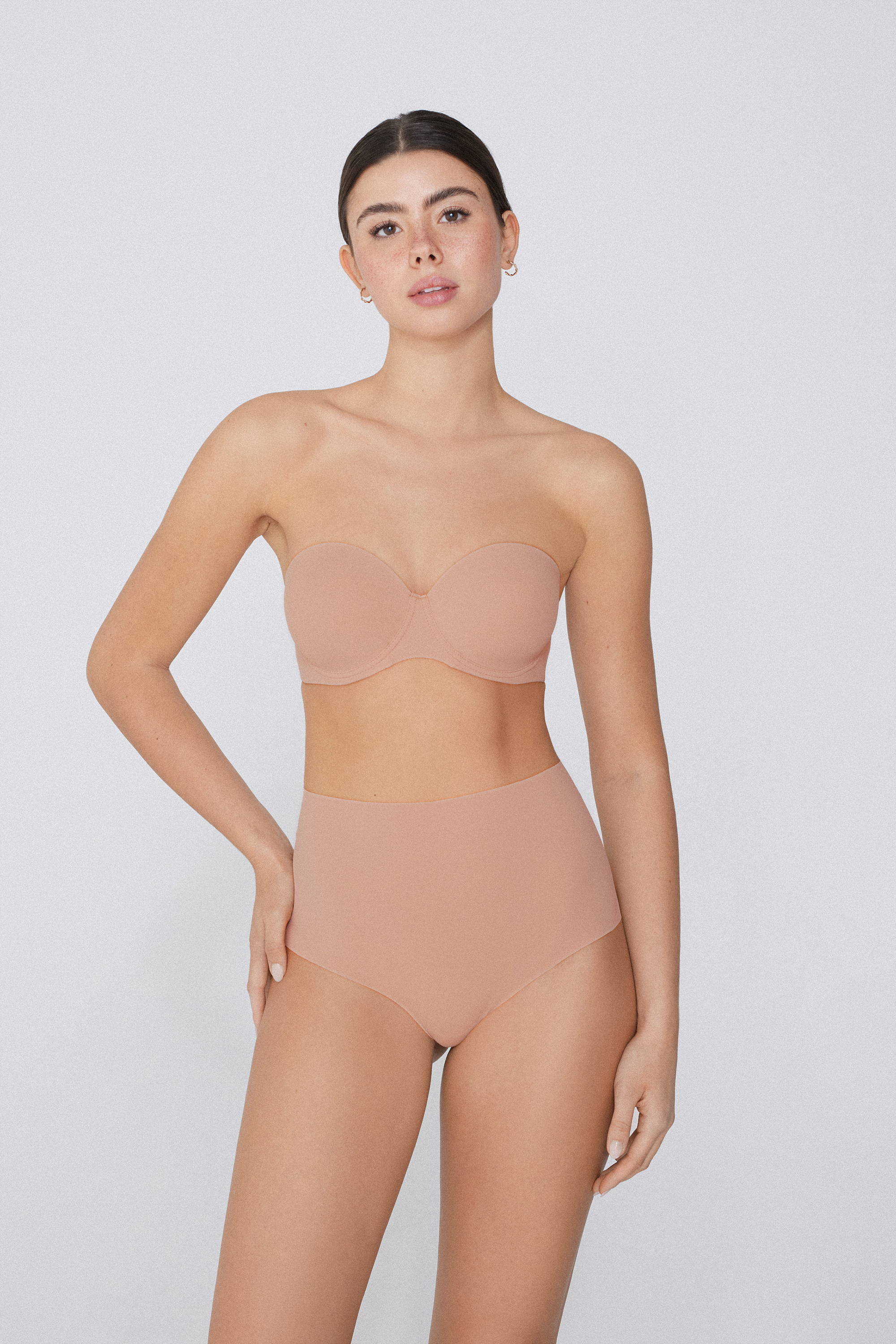 Recycled Microfiber Full Coverage Lightly Padded Bandeau Bra