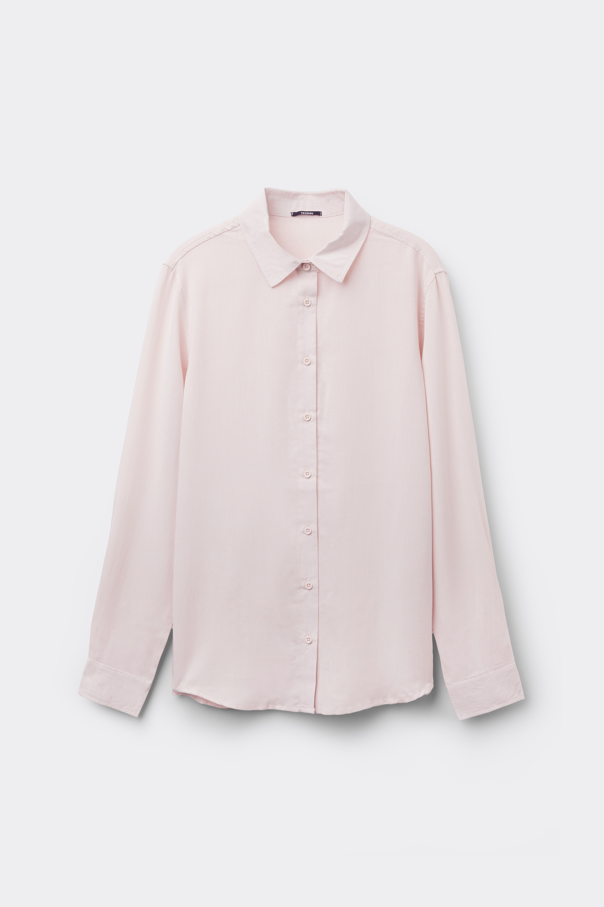 Camicia Manica Lunga Tela Viscosa