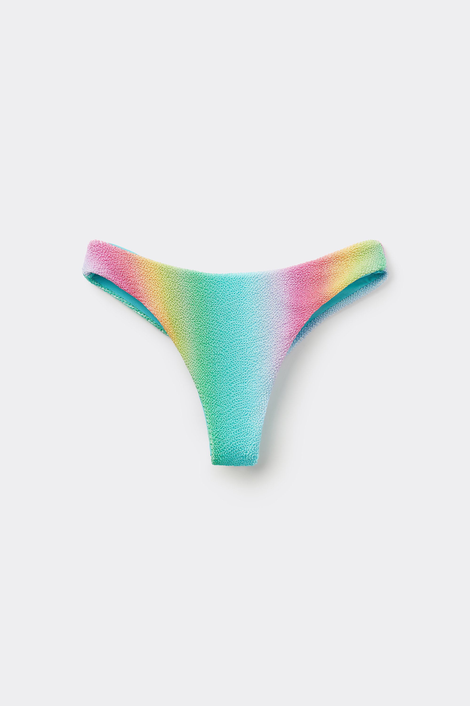Crinkle Rainbow Brazilian Bikini Bottoms