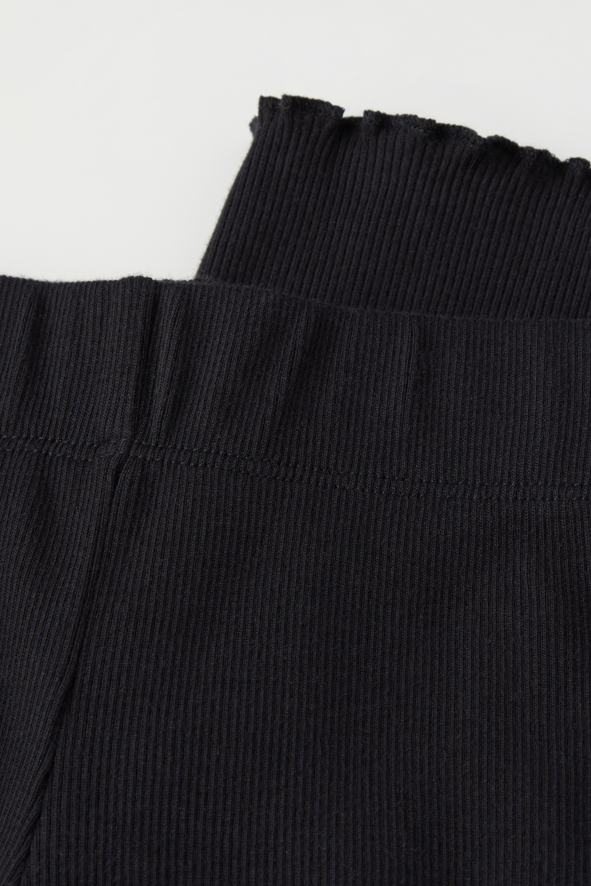 Legging Fille &Eacute;vas&eacute; &agrave; Bords-C&ocirc;tes