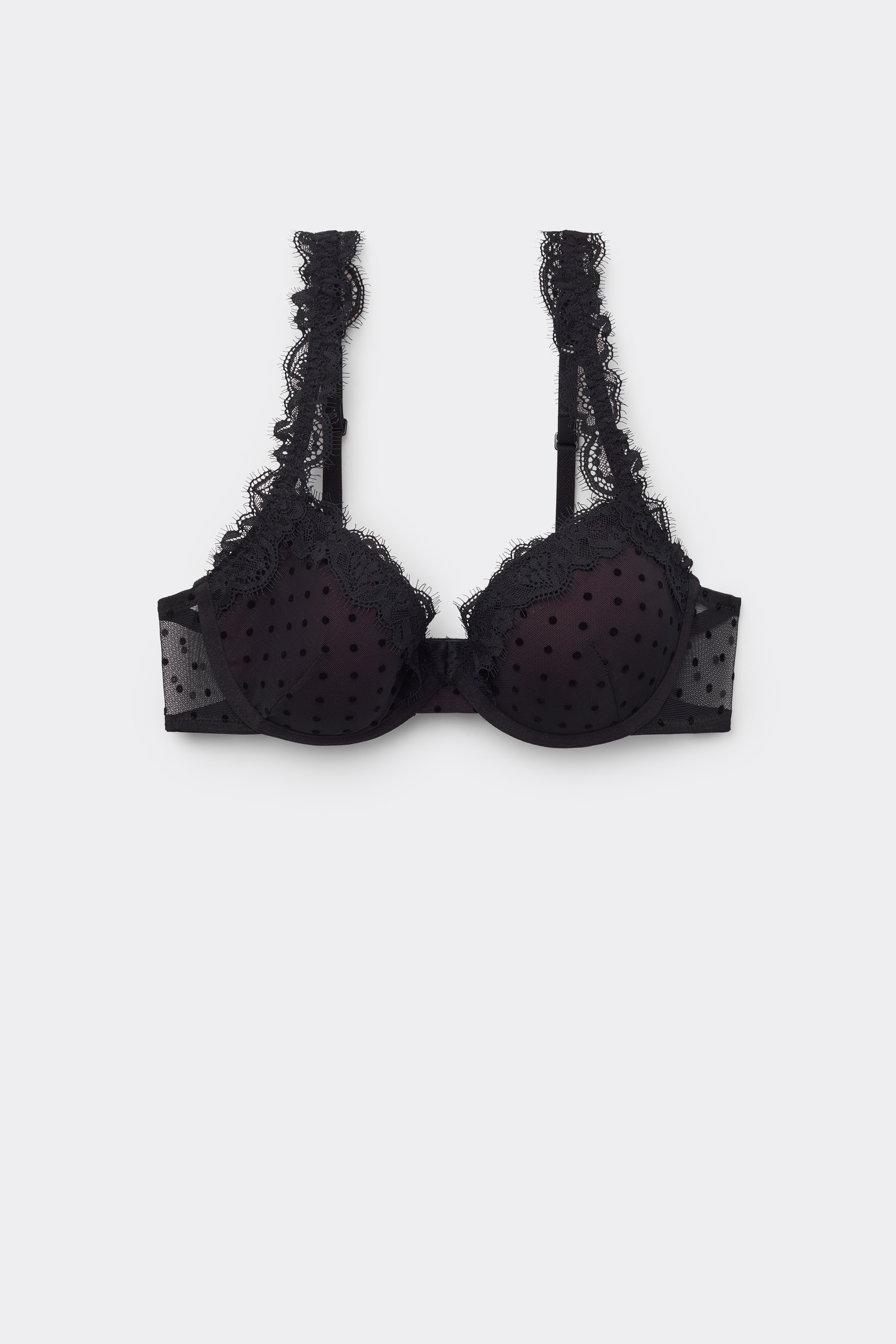 Athens Petite Polka Dot Push-Up Bra