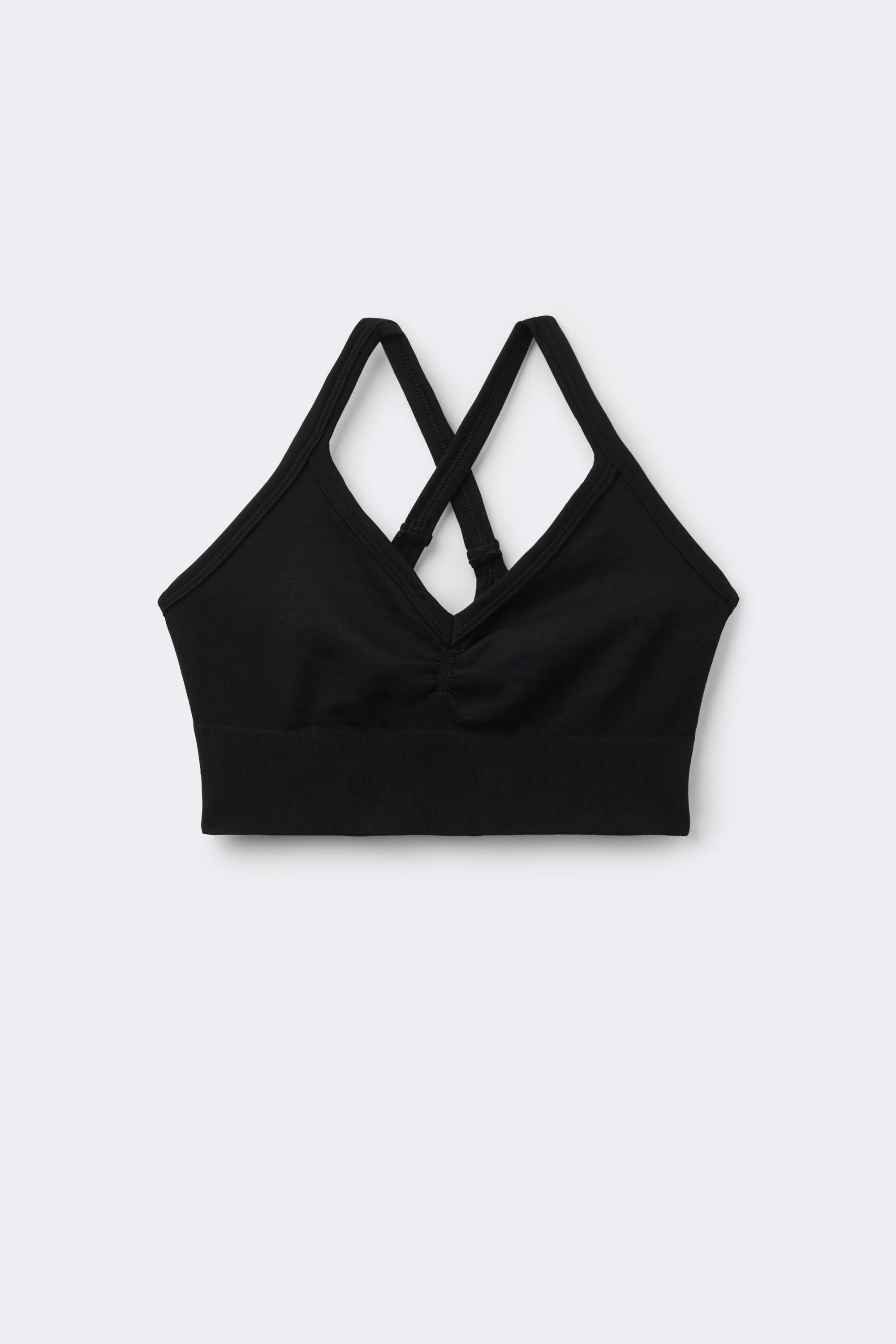 Sporty Scrunch Crop Top