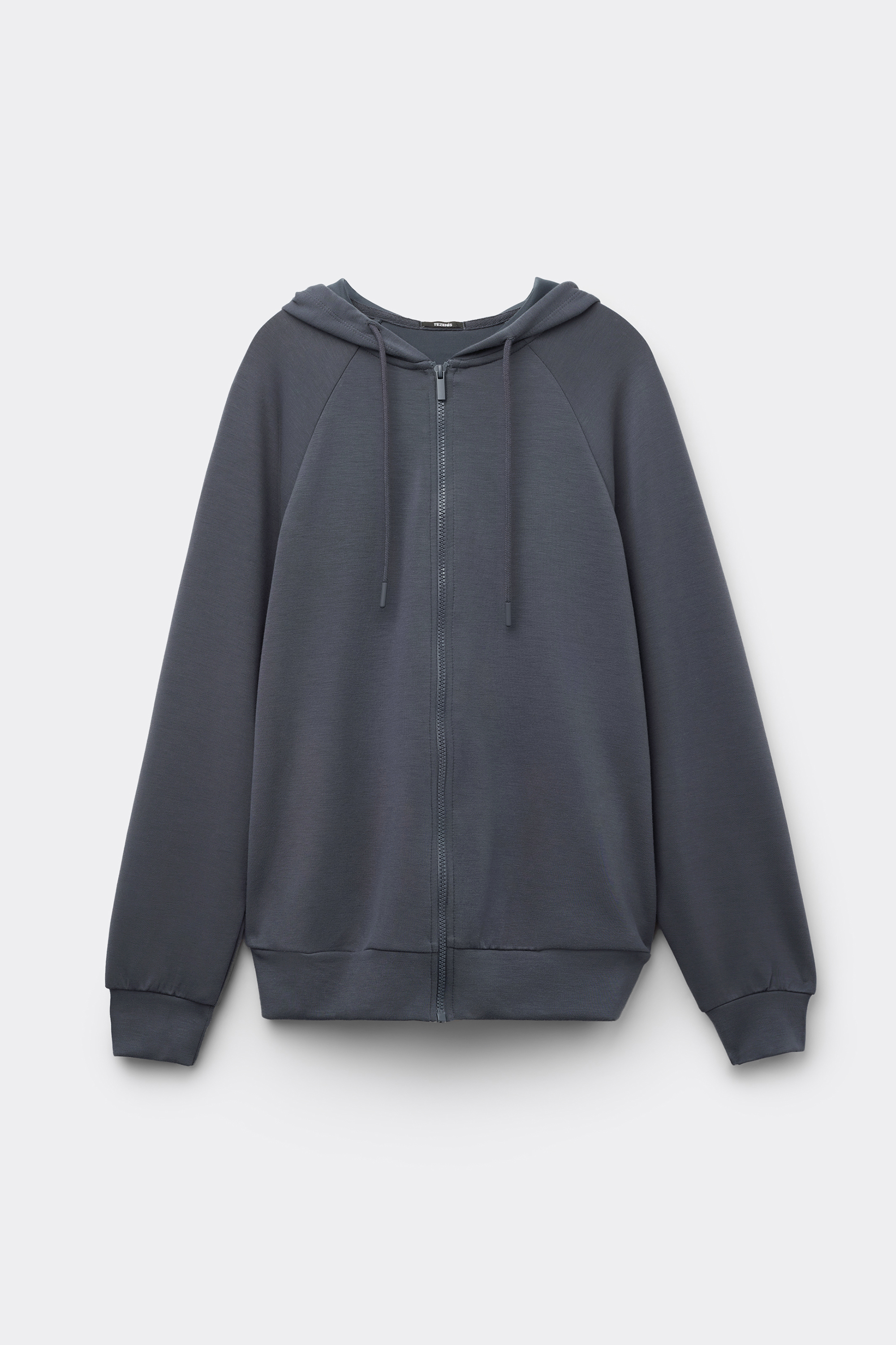 Soft Touch Viscose Zip-Up Hoodie