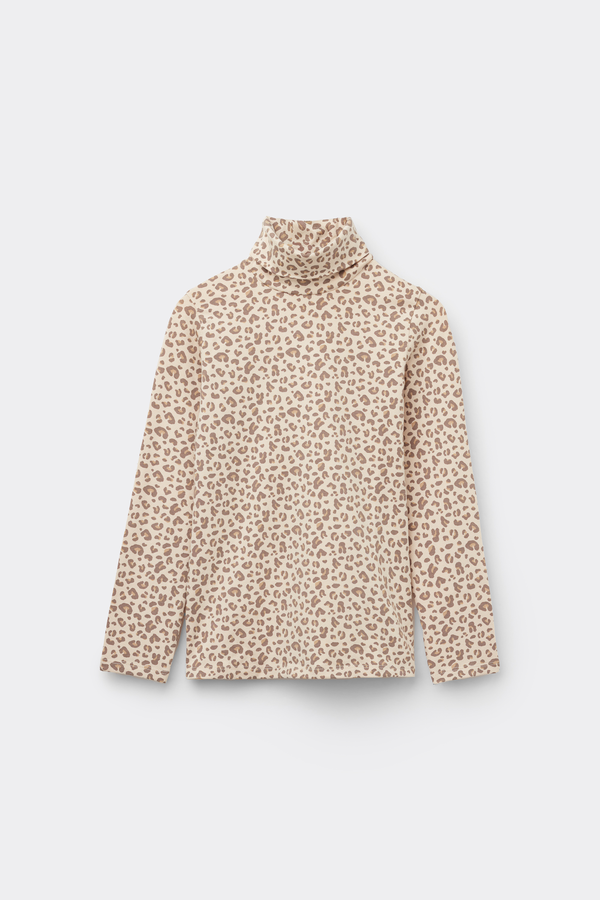 Rollkragenpullover aus Thermobaumwolle mit Print Unisex f&uuml;r Kinder