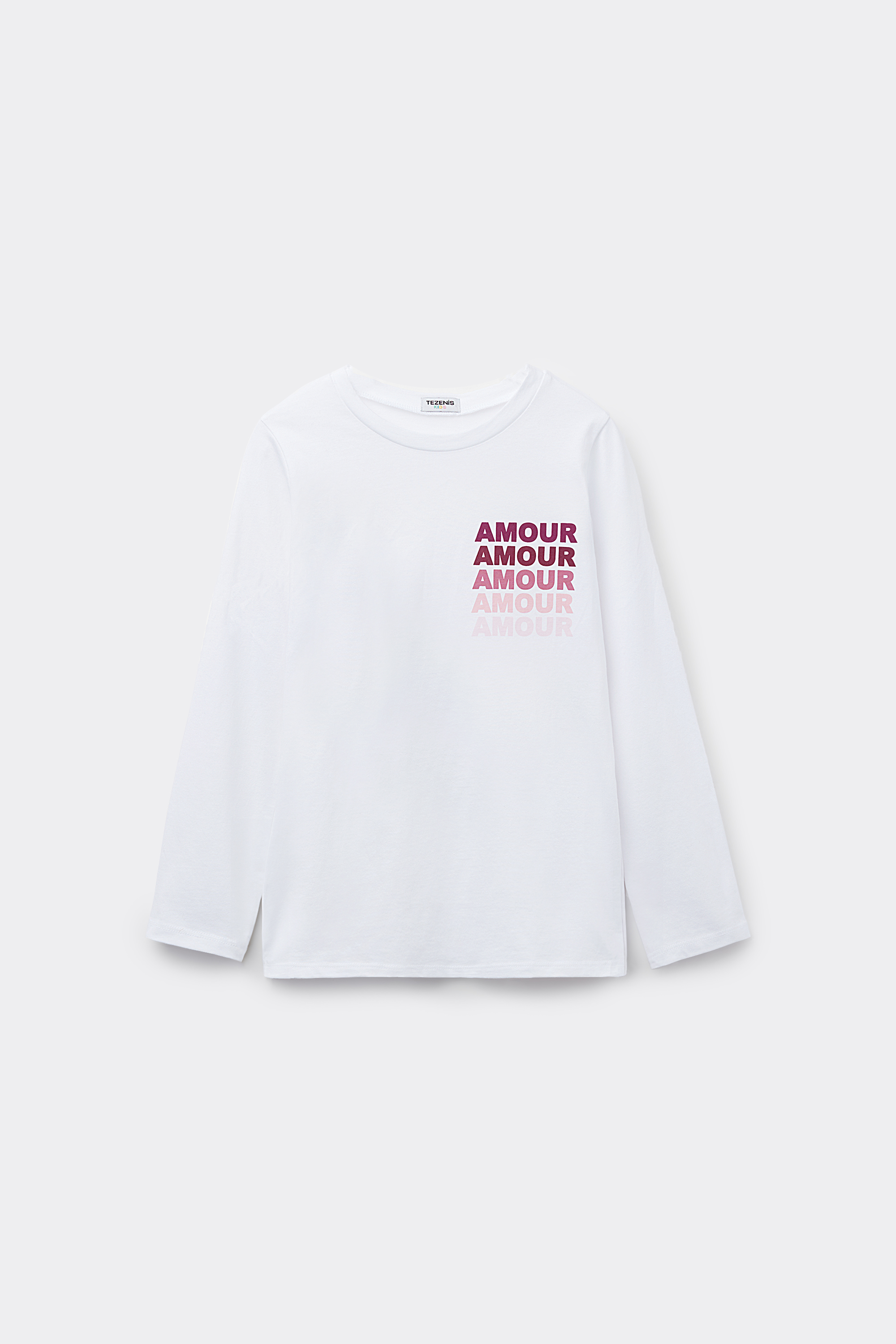 Pull Manches Longues Fille Coton Imprim&eacute;