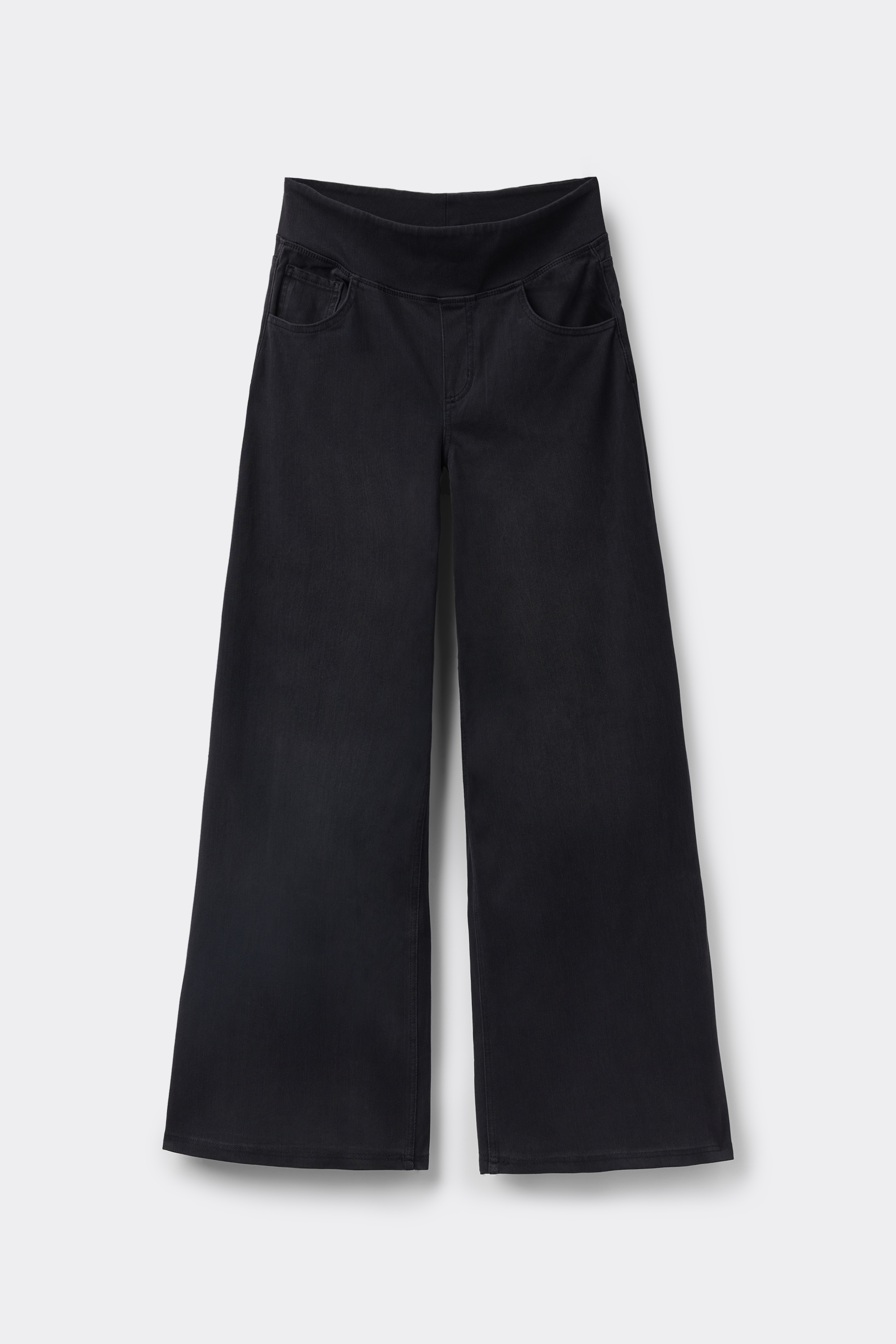 Soft Flex Denim Palazzo Pants