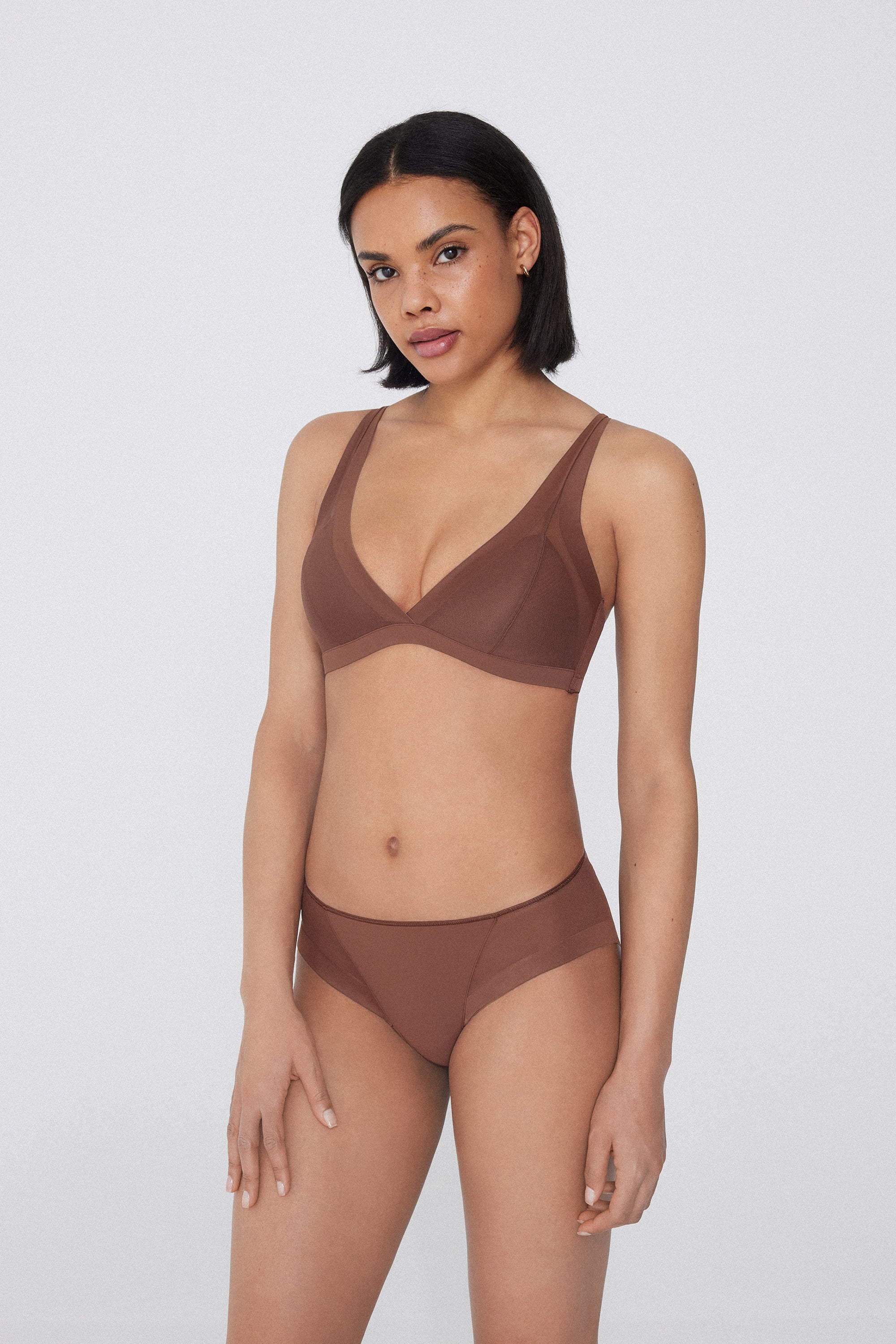Reggiseno Triangolo Havana Essential Tulle Leggermente Imbottito