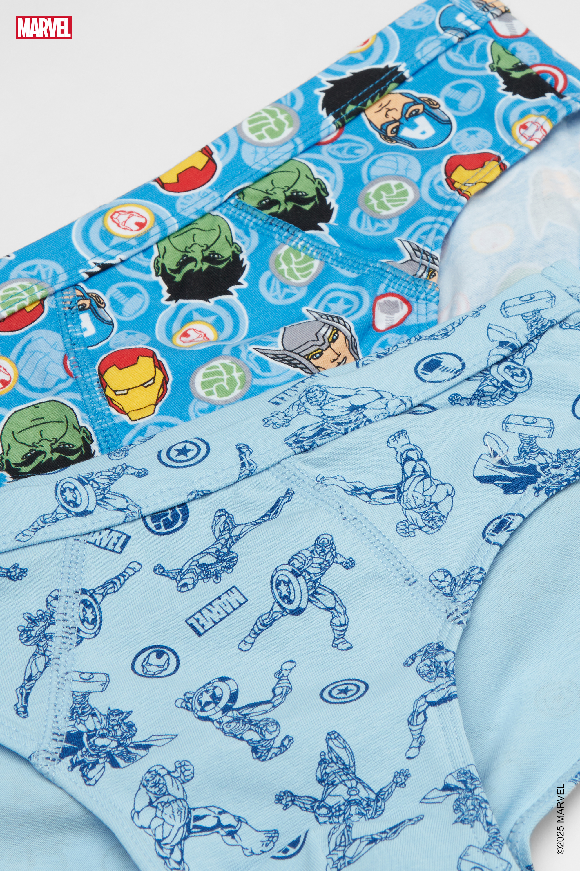 2 Parells de Cal&ccedil;otets de Cot&oacute; Nen Marvel Avengers