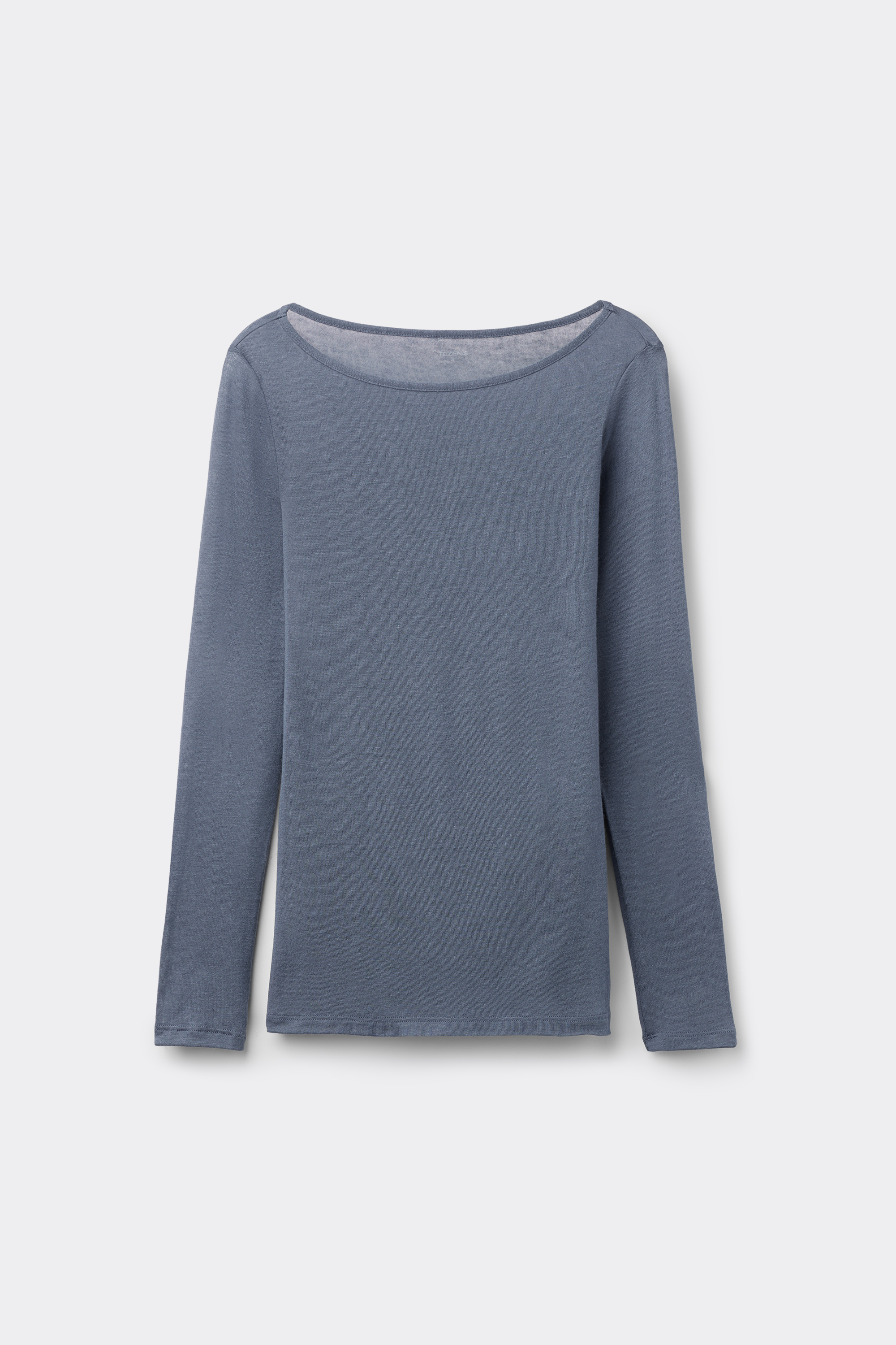 Ultra Lightweight Viscose and Merino Wool Boat Neck Top