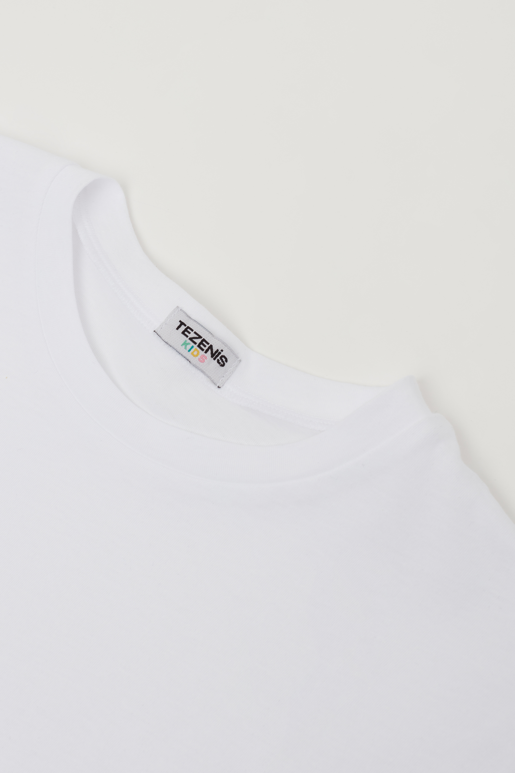 Girls&rsquo; Cotton T-Shirt with Kimono Sleeves