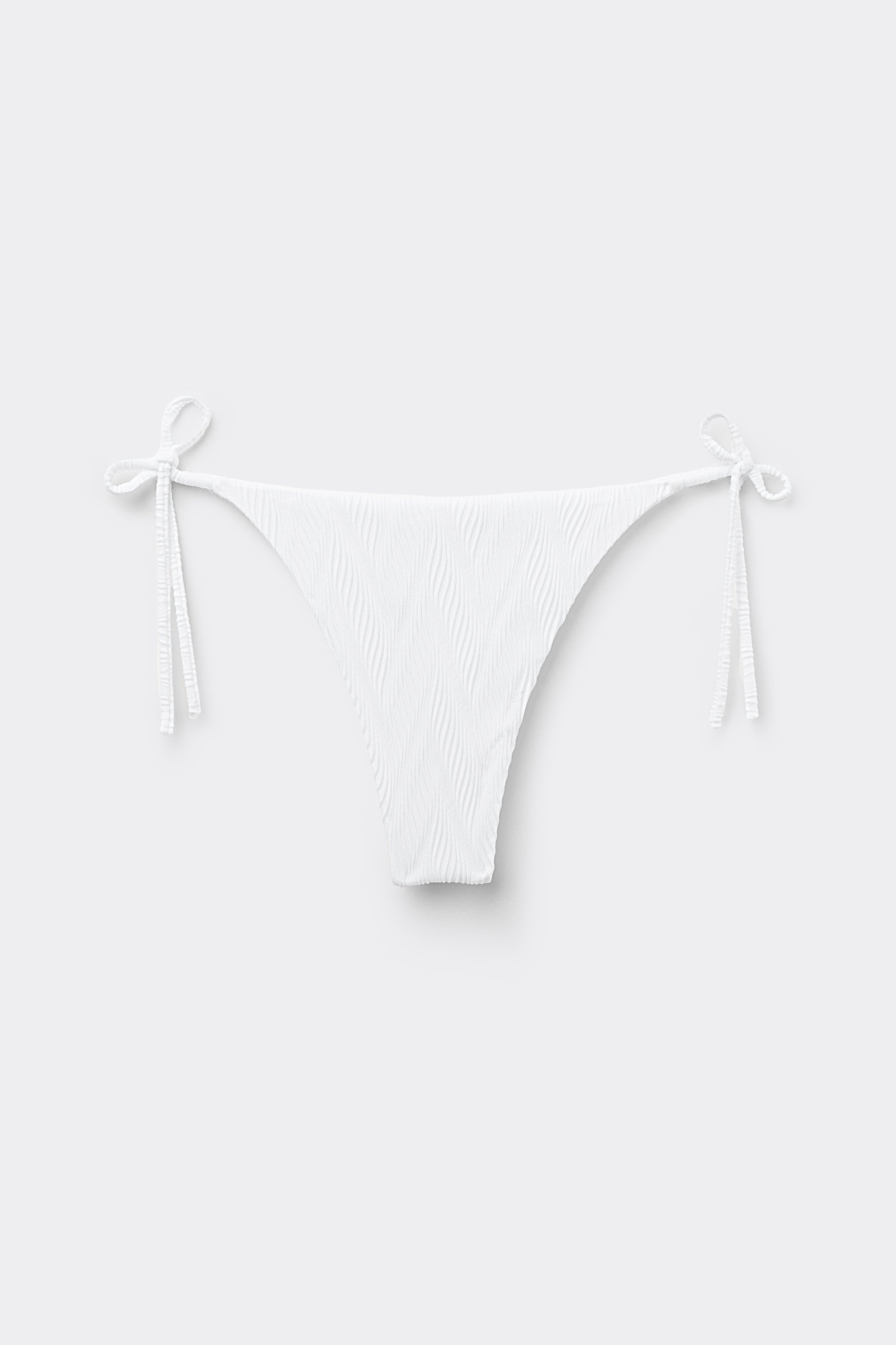 Timeless Chevron Brazilian Bikini Bottoms with Ties