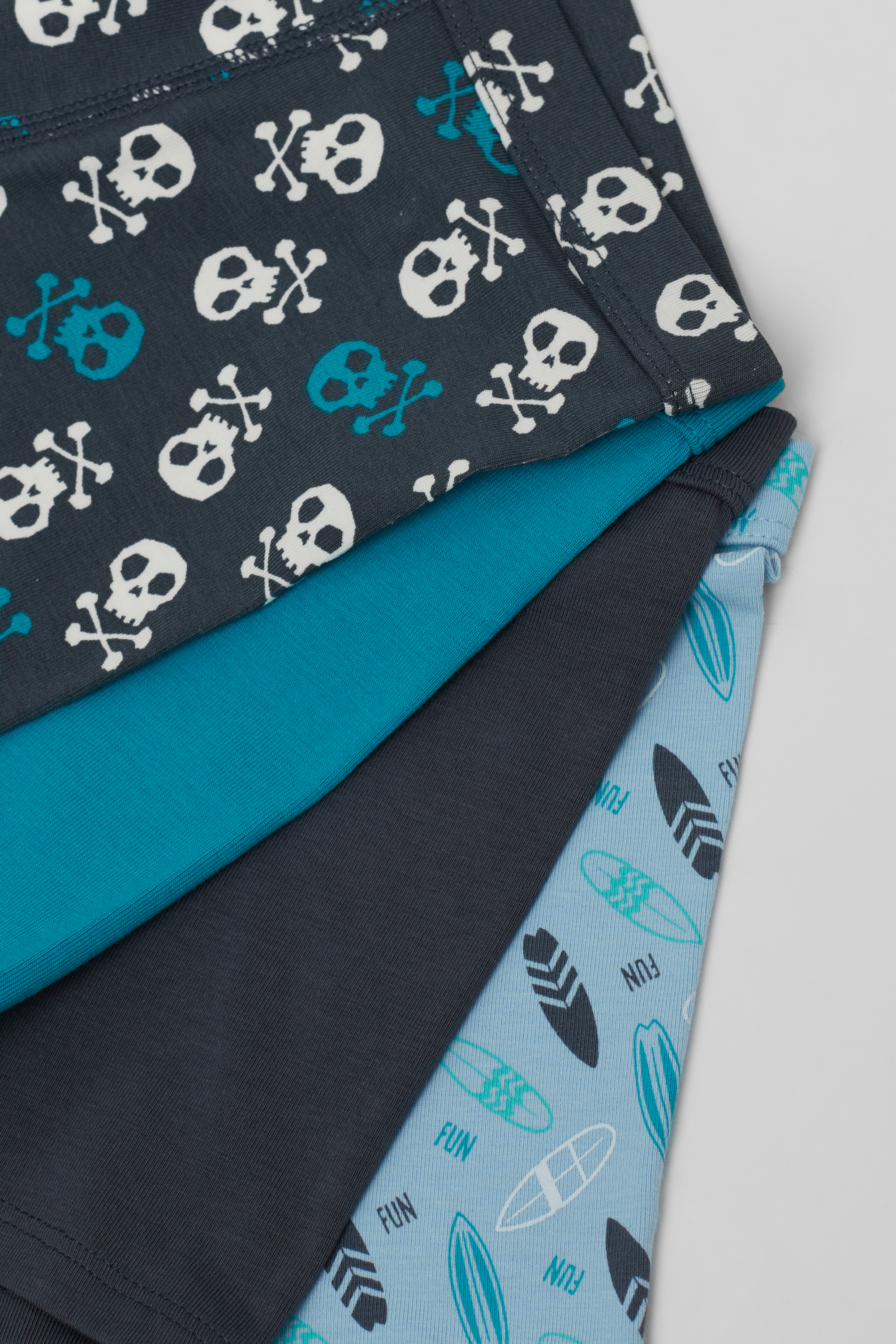 4 Parells B&ograve;xers Nen de Cot&oacute; Estampat