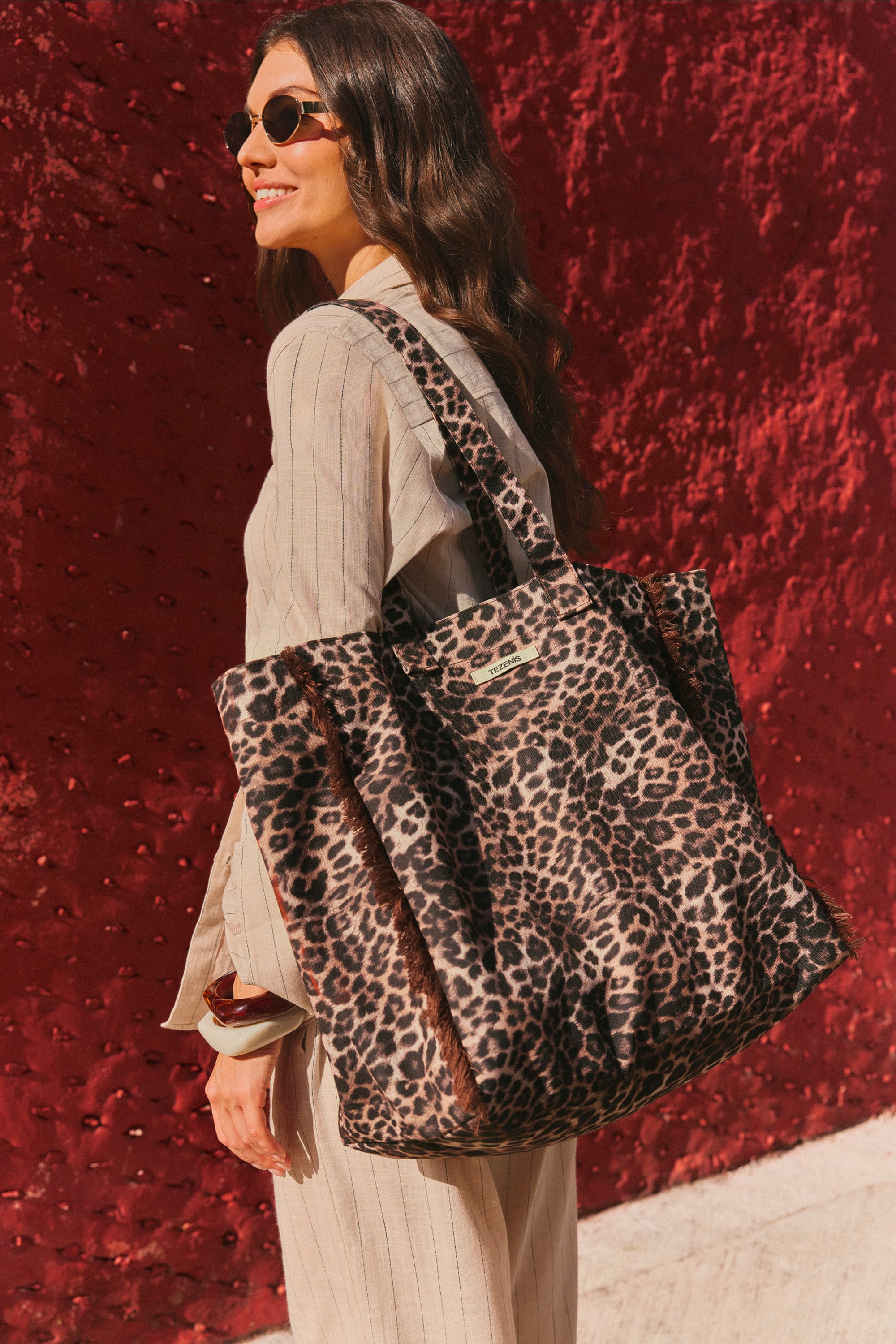 Borsa Mare in Tela Impermeabile Logo Tezenis