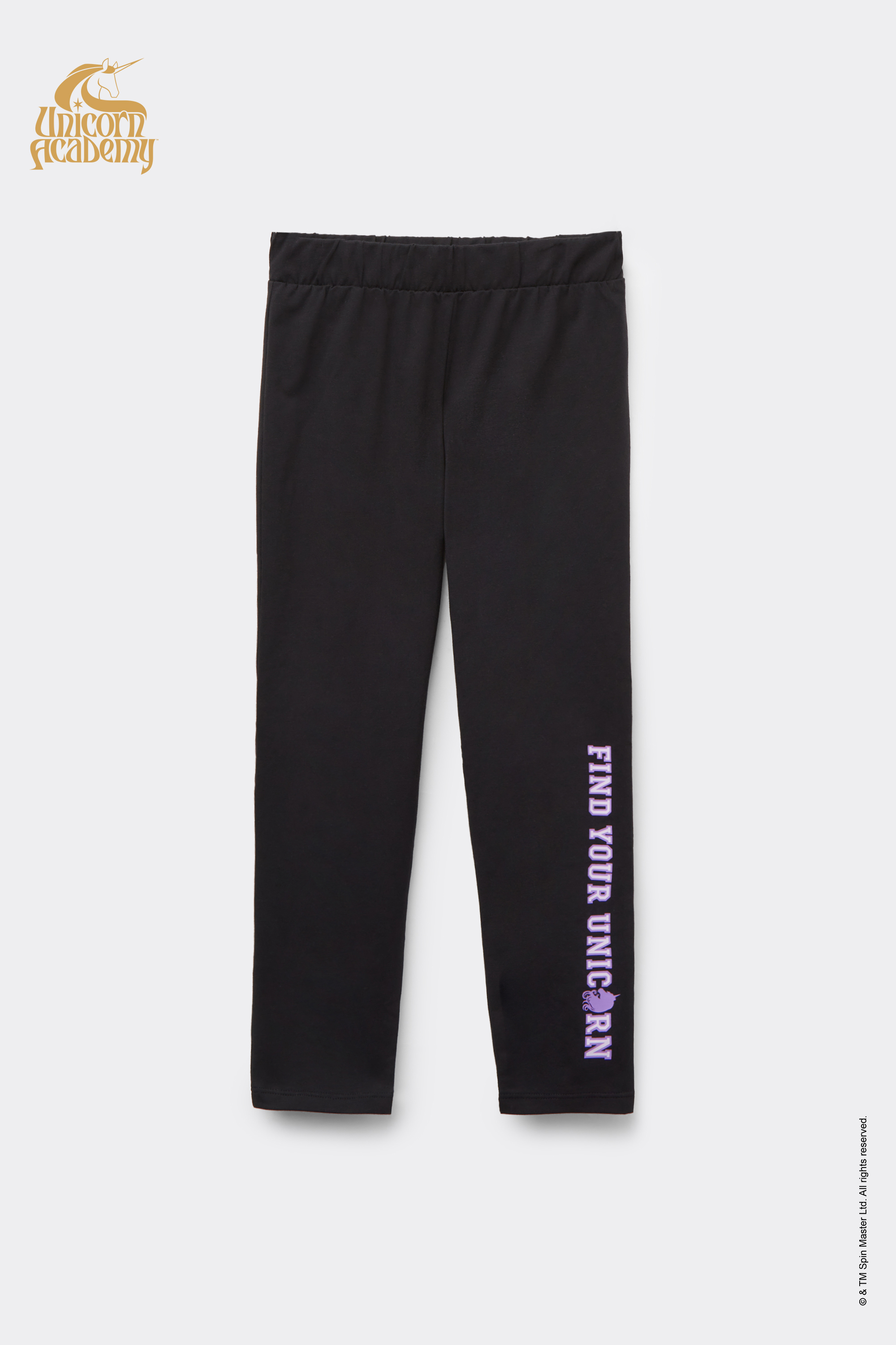 Girl&rsquo;s Unicorn Academy Print Leggings