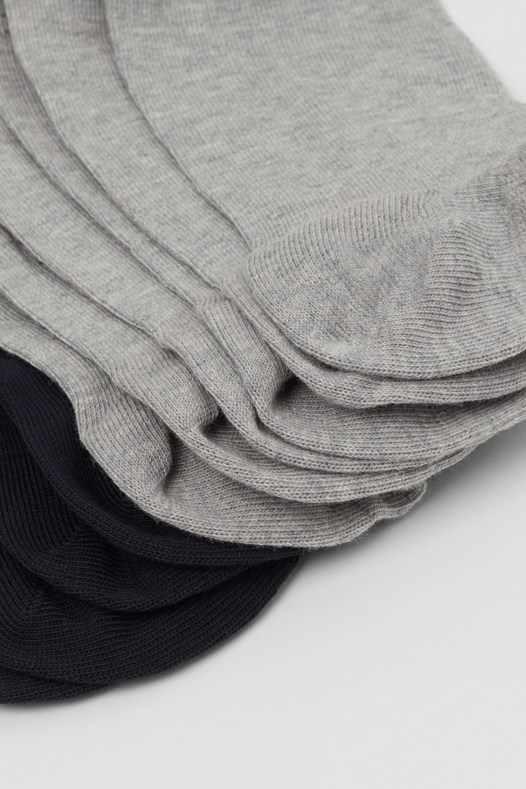 Однотонные Ультракороткие Носки из Хлопка (5&nbsp;Пар)