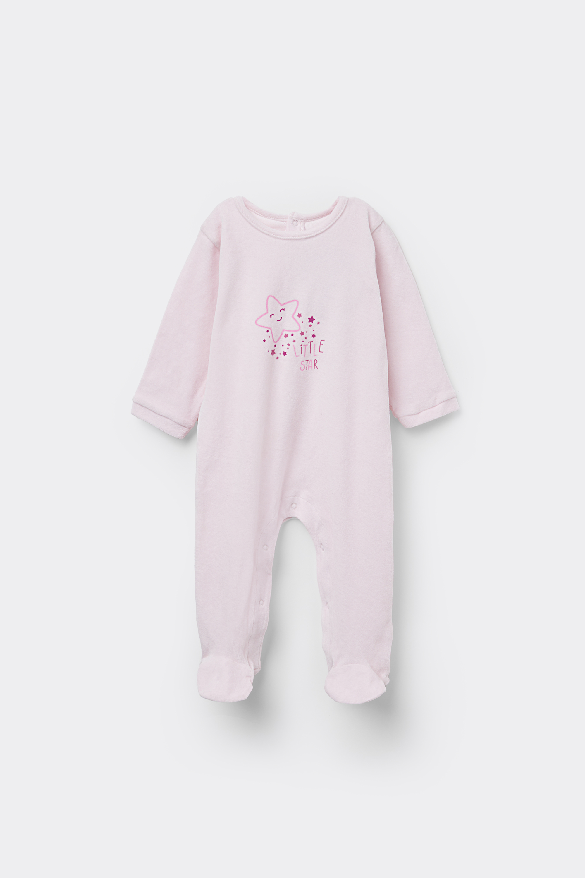 Baby Cotton Chenille Playsuit with Feet