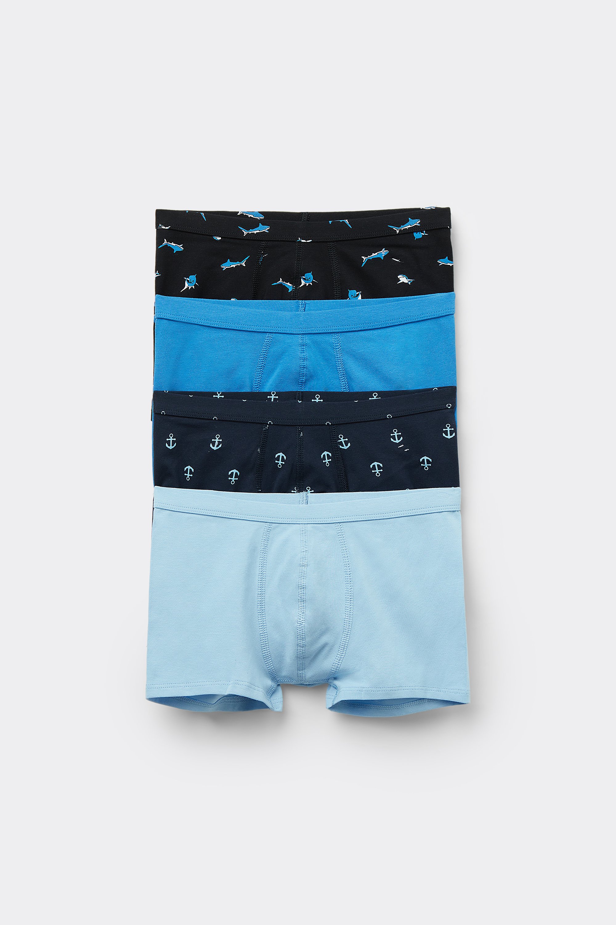 4 Parells B&ograve;xers Nen de Cot&oacute; Estampat