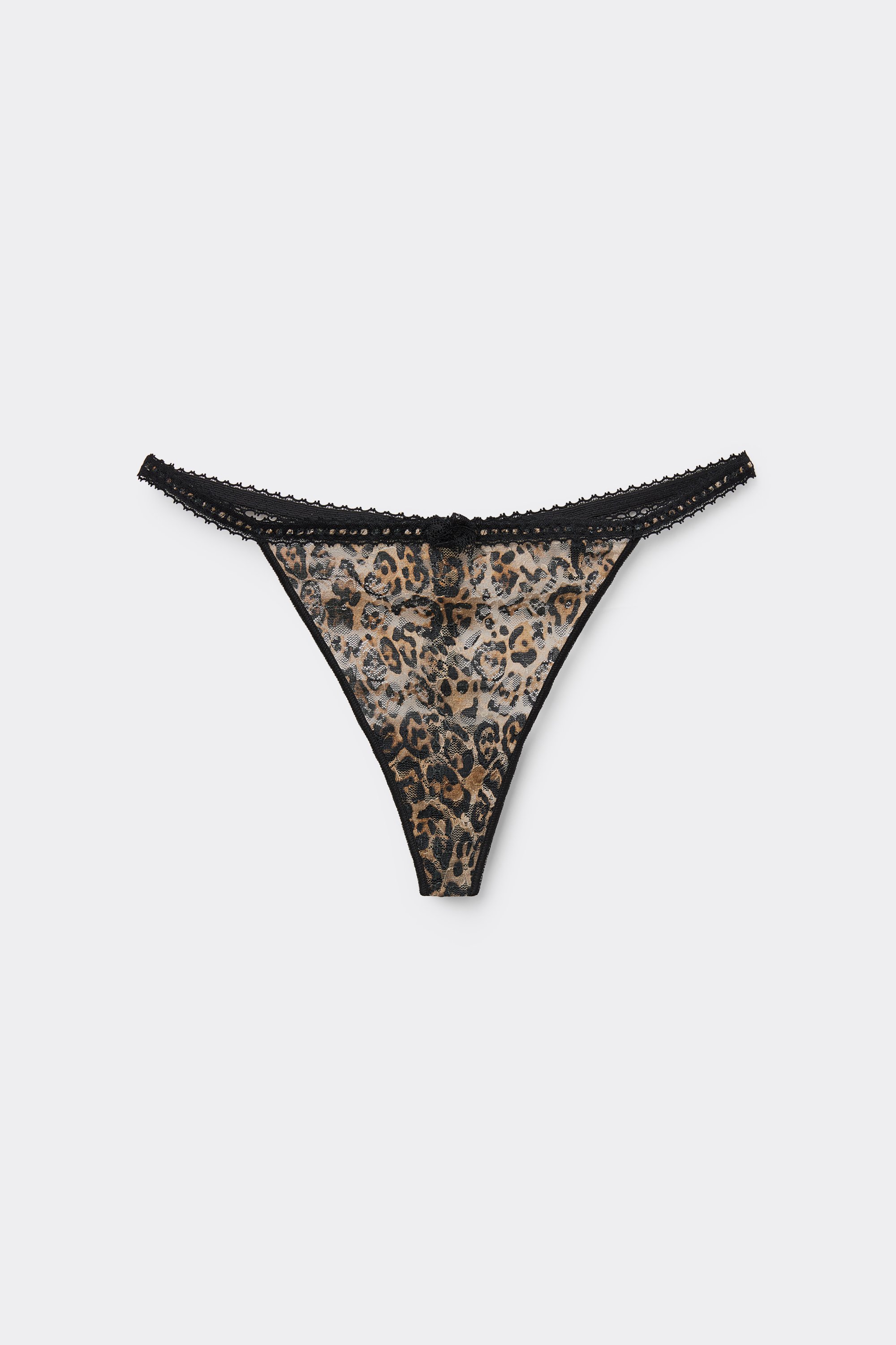 Iconic Leopard String Thong