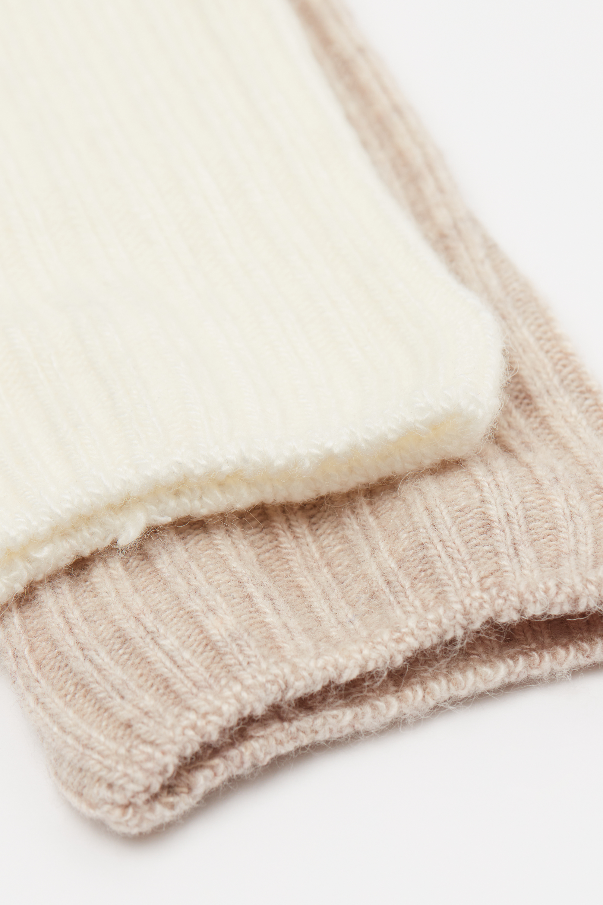 2&nbsp;Paires Chaussettes &Eacute;paisses C&ocirc;tel&eacute;es 3/4 Femme