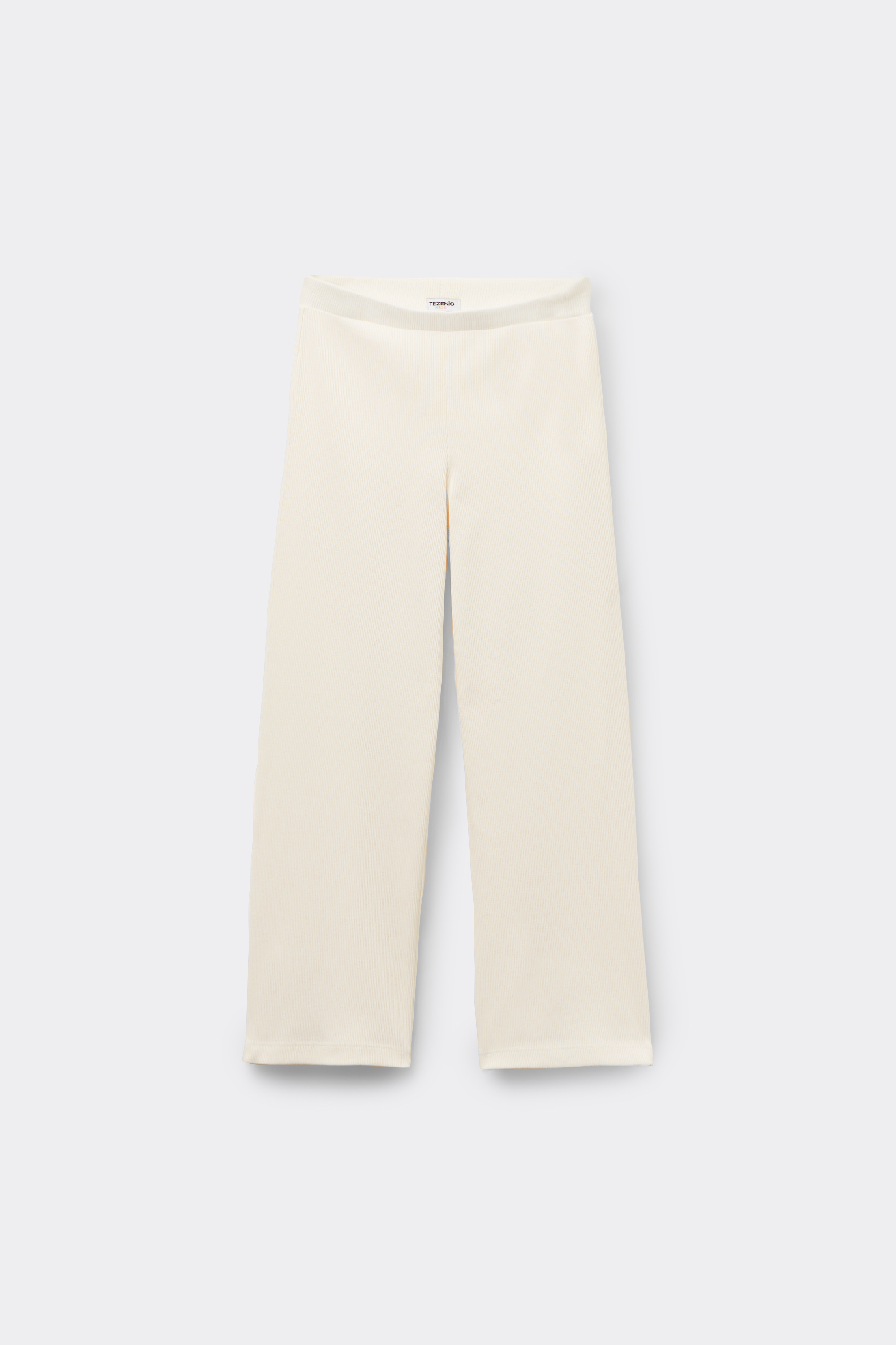 Girls&rsquo; Ribbed Cotton Palazzo Trousers