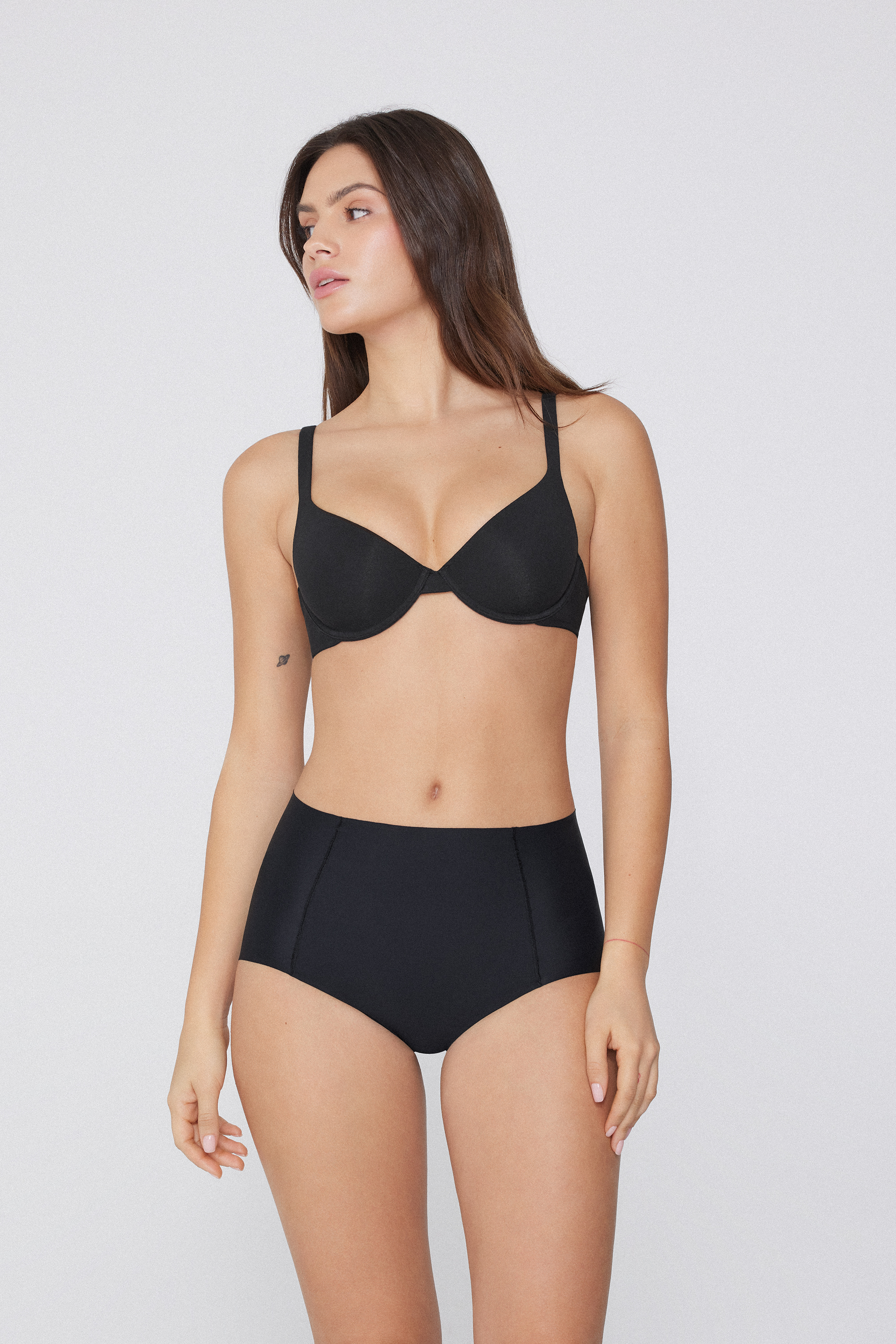 High-Waisted Laser-Cut Shaping Panties