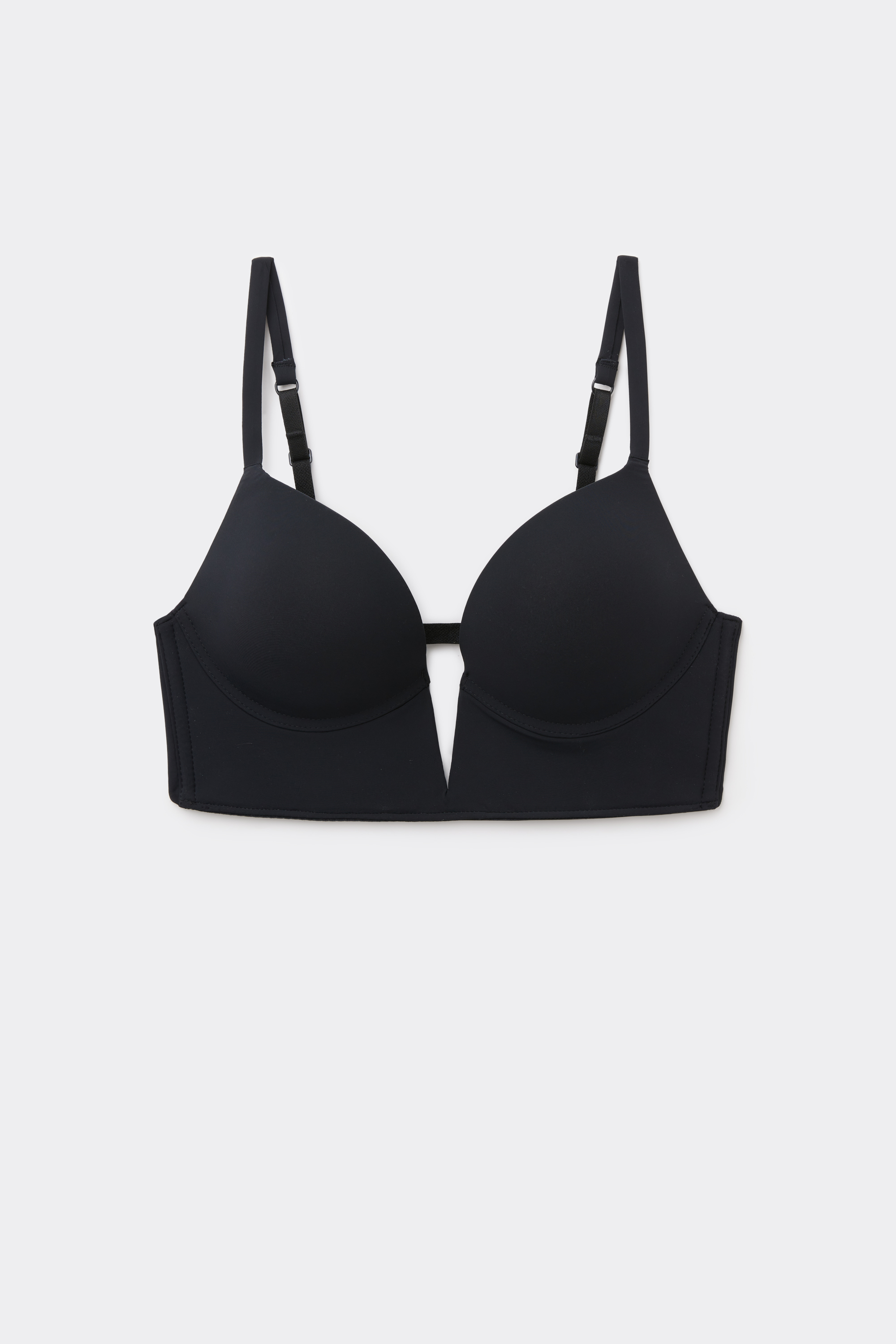 Wattierter Push-up-BH mit V-Ausschnitt
