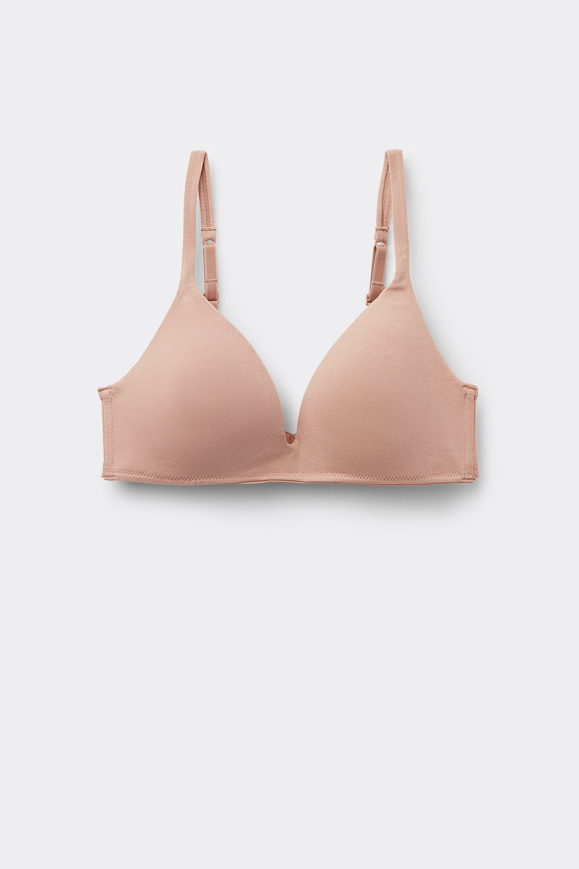 London Lightly Padded Organic Cotton Triangle Bra