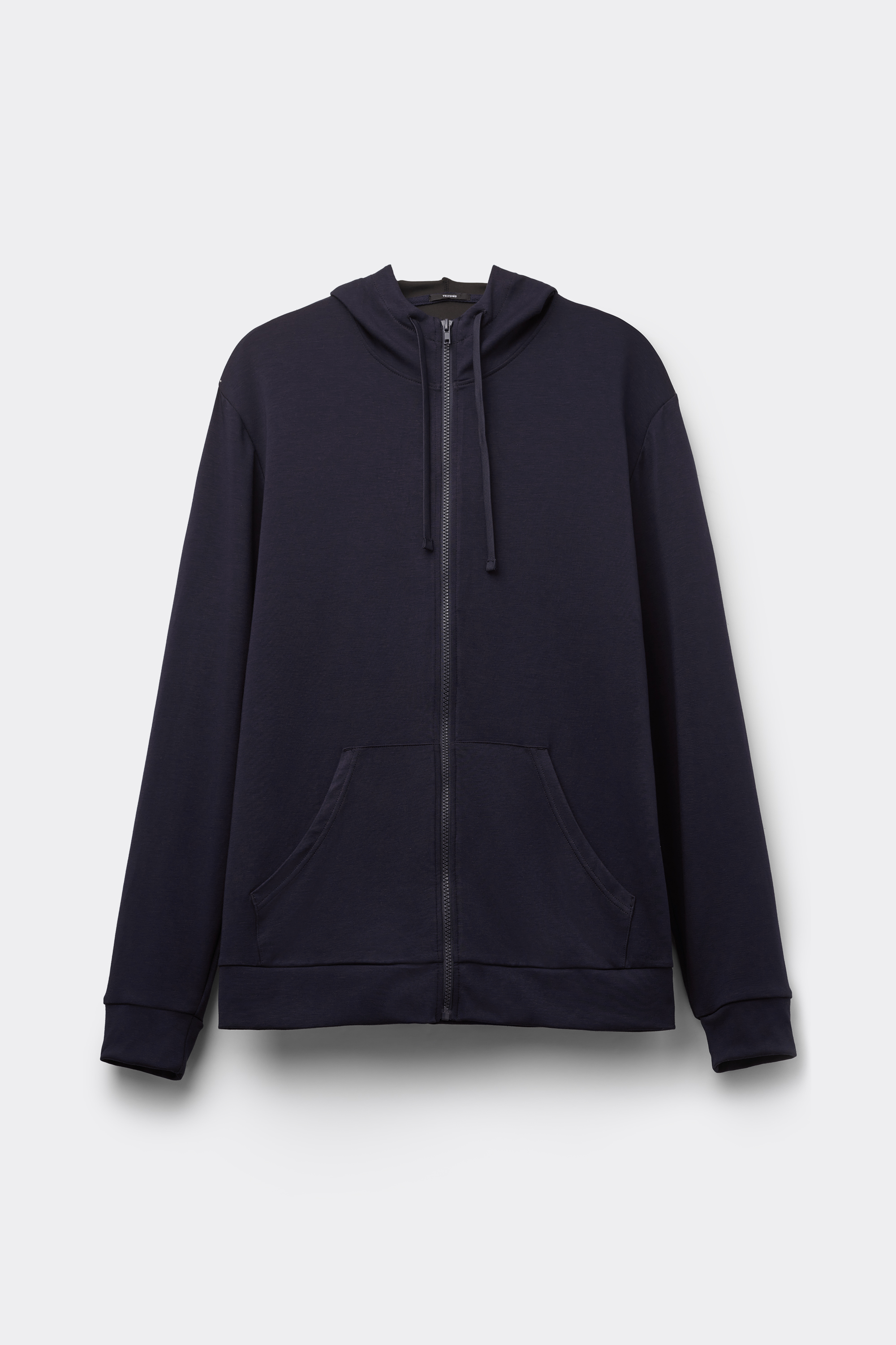 Felpa con Cappuccio e Zip Double