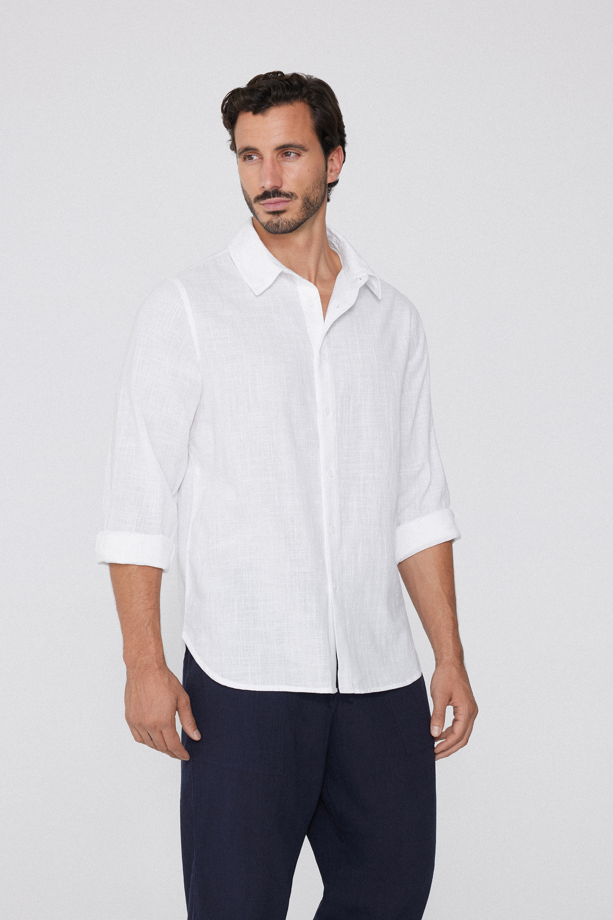 Super Light Long Sleeve Cotton Shirt