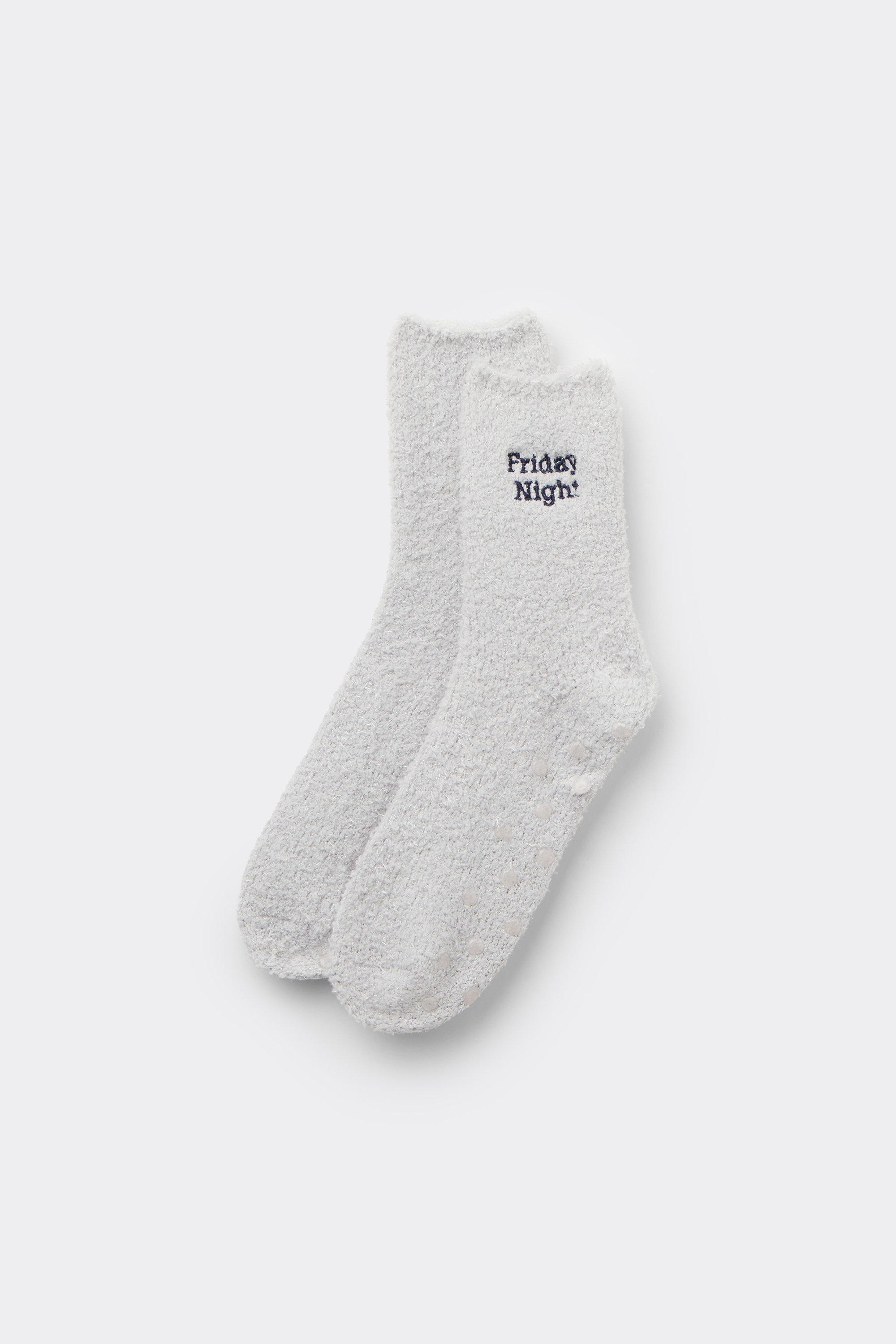 Women's Soft Embroidered Non-Slip Socks