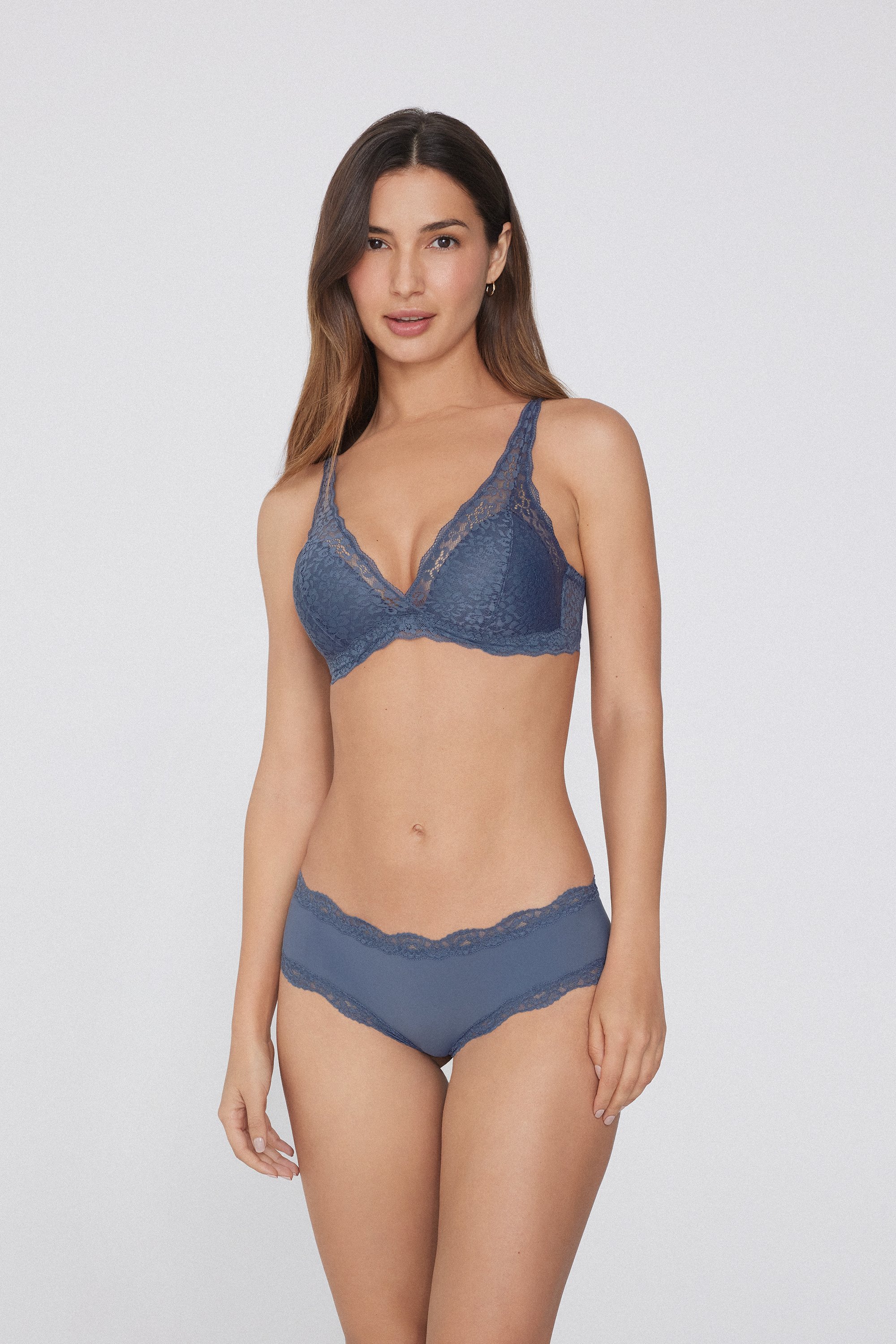 Havana Recycled Lace Triangle Bra