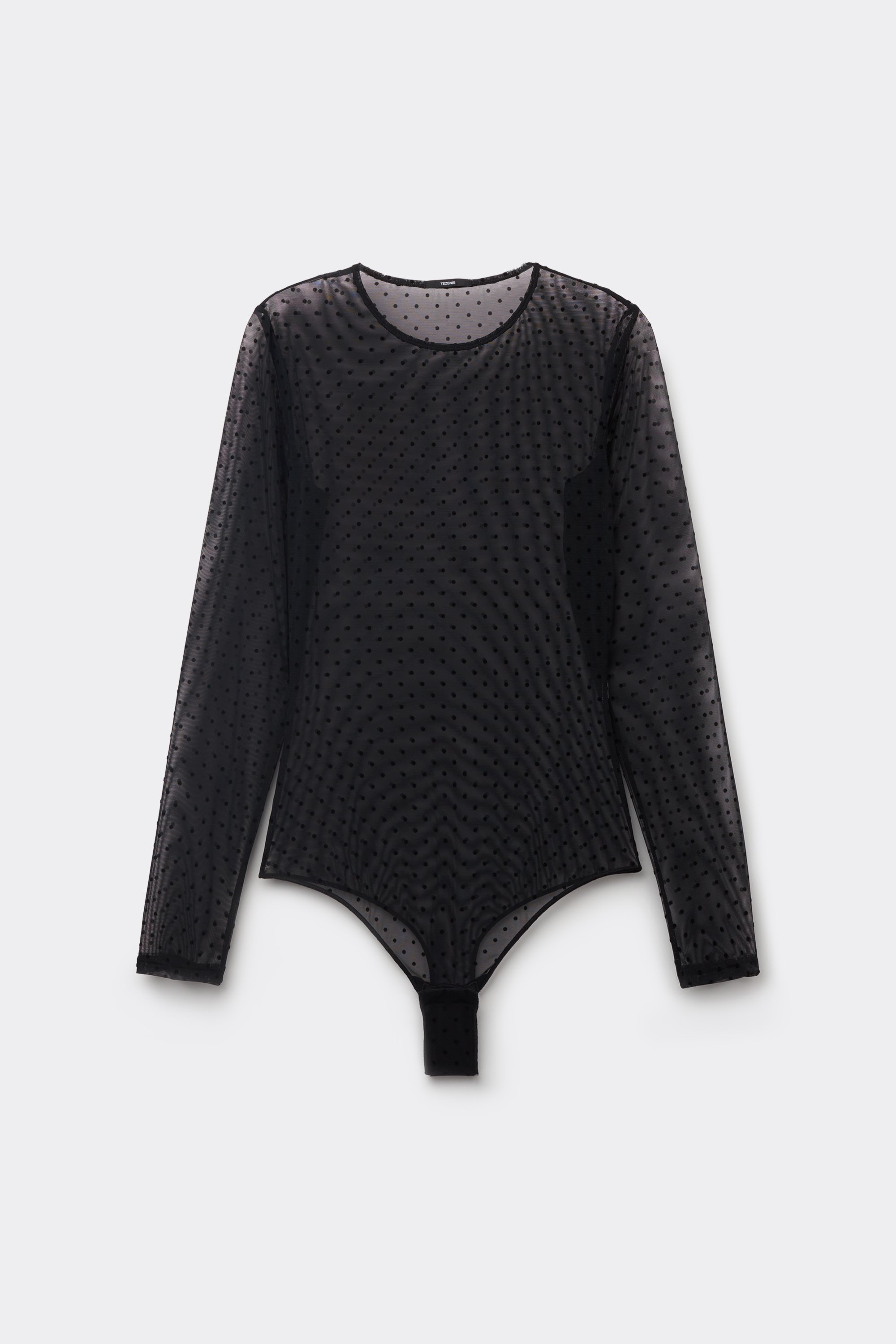 Petite Polka Dot Long-Sleeved Bodysuit