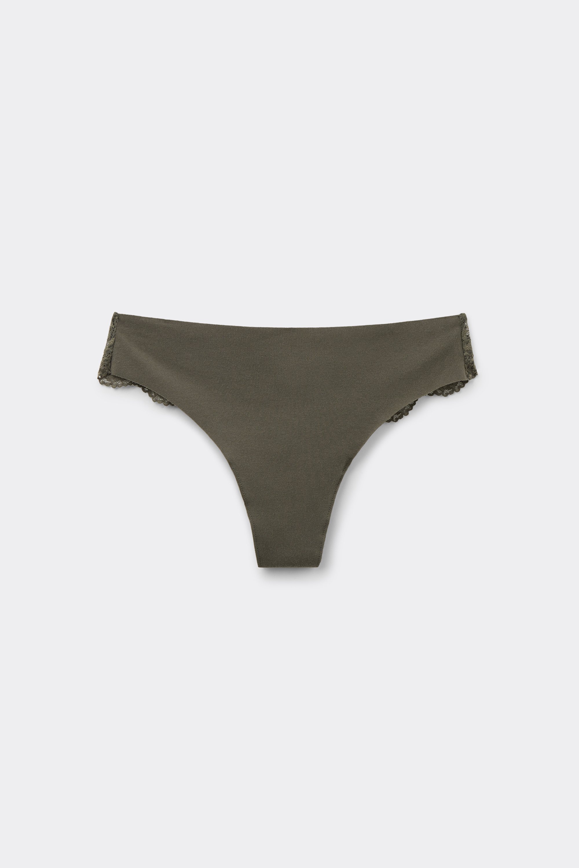 Laser Cut Organic Cotton and Recycled Lace Brazilian Briefs