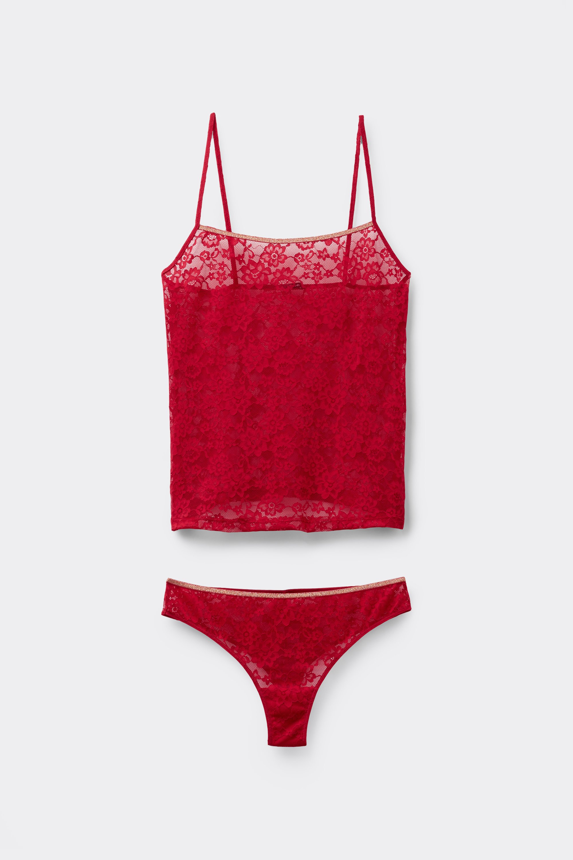 Camisole and Brazilian Panties Set