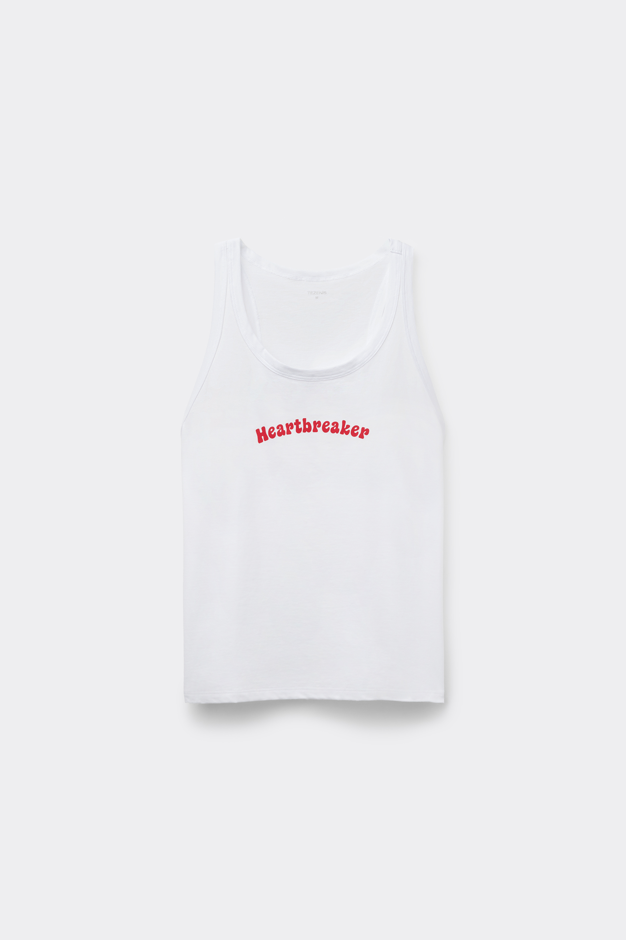 Майка з Широкими Бретелями з Бавовни з Принтом