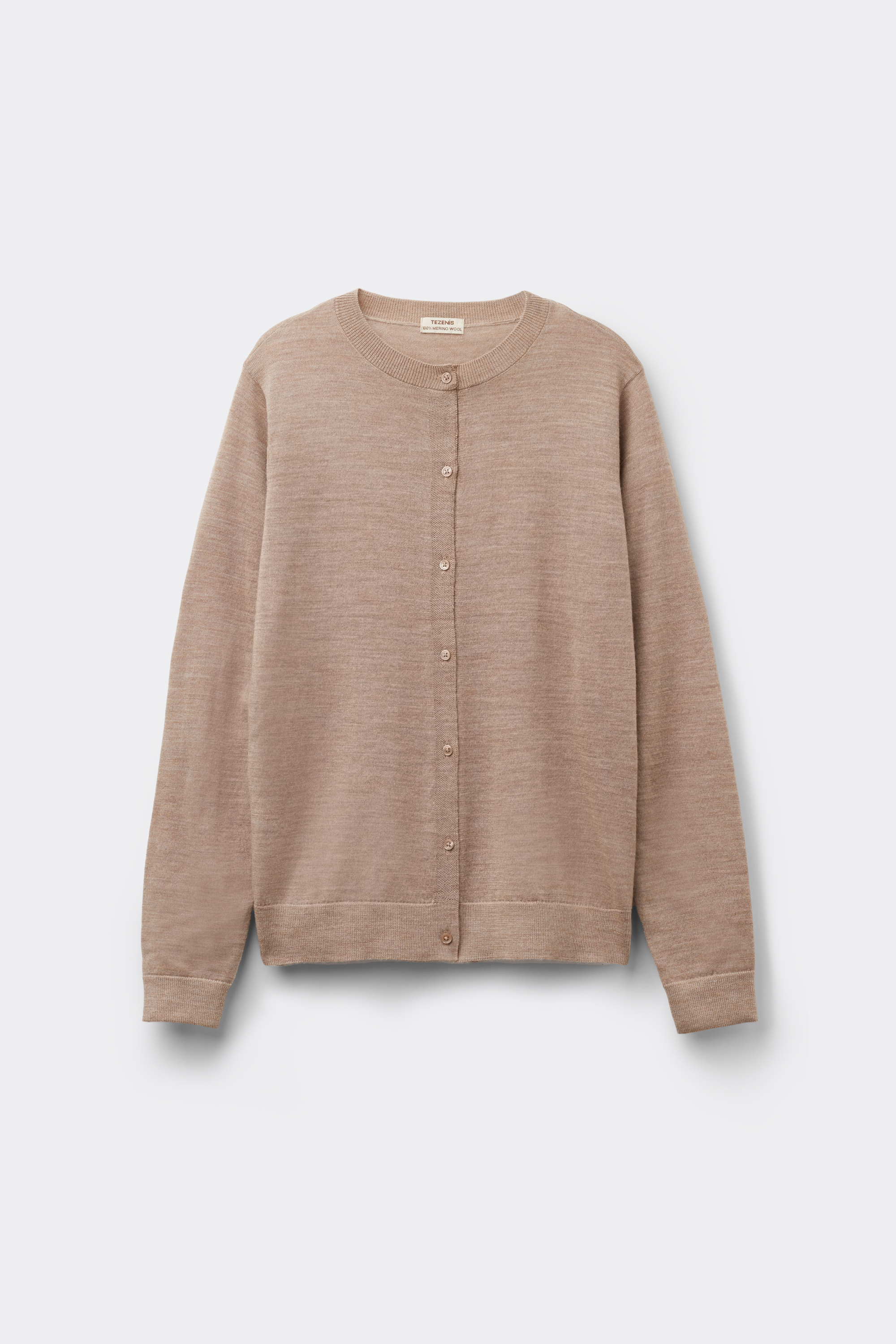 Topli Kardigan s Gumbima, 100&nbsp;% Merino Vuna