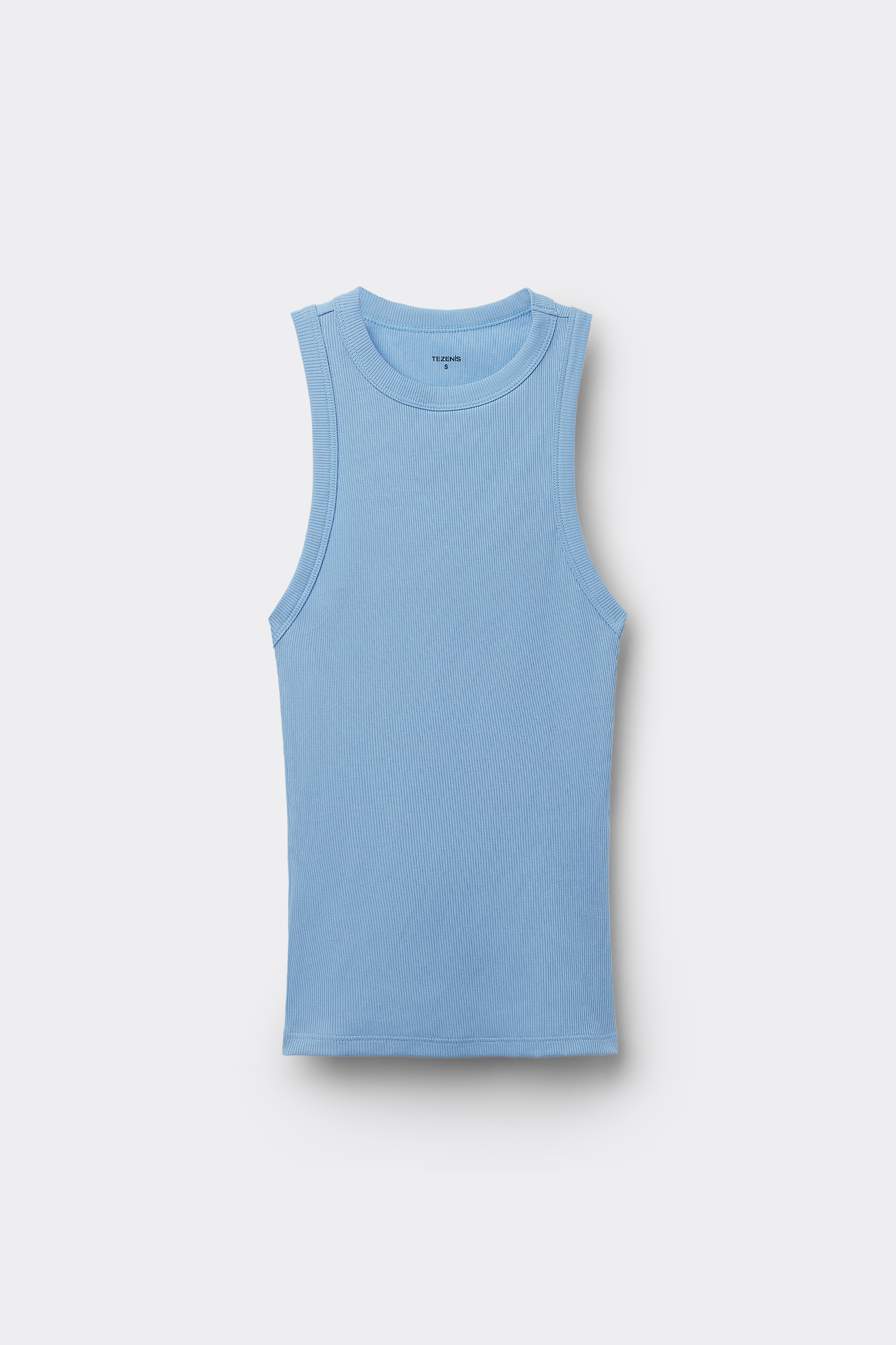 Ribbed Cotton Racer Back Camisole