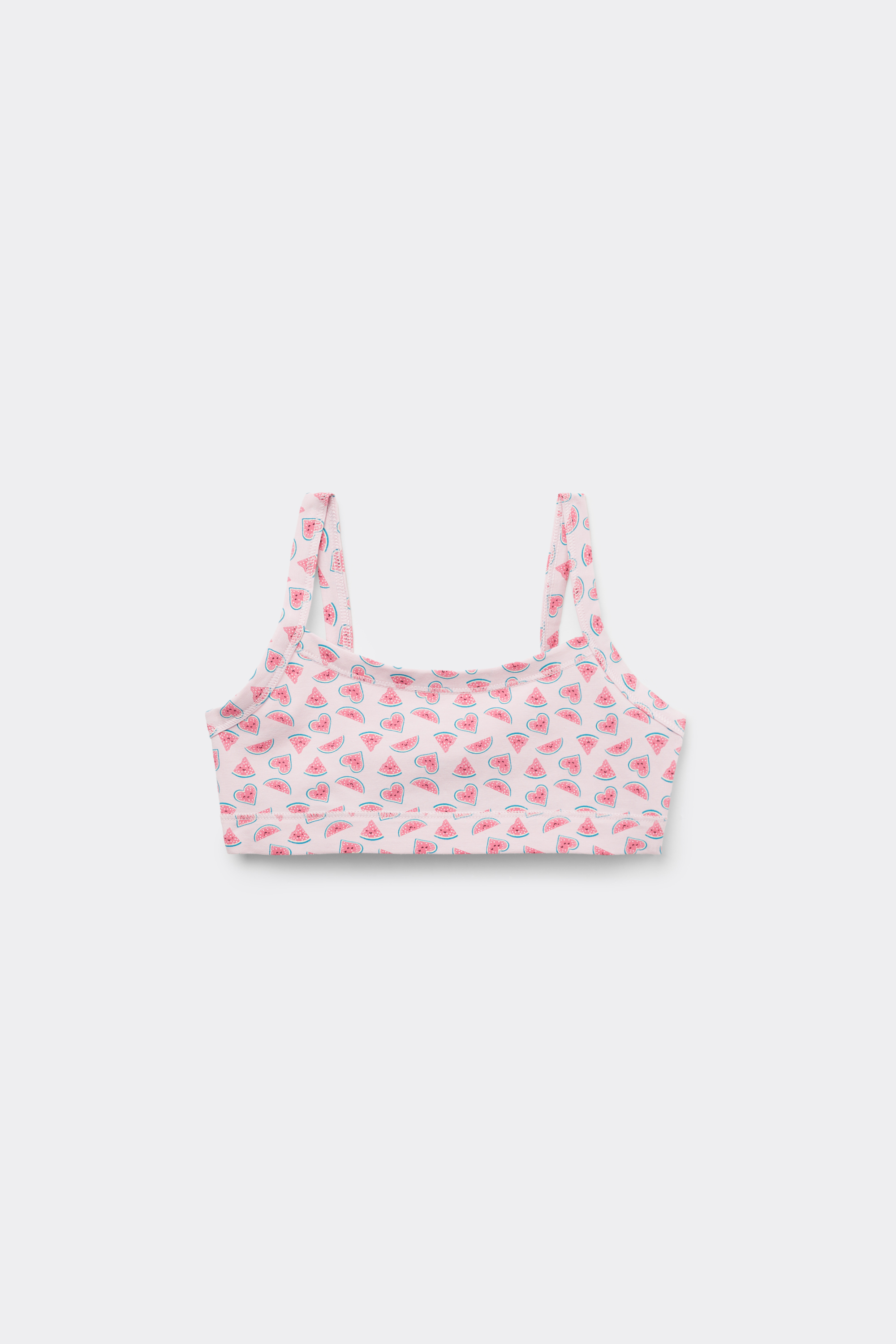 Girls&rsquo; Basic Printed Cotton Bralette