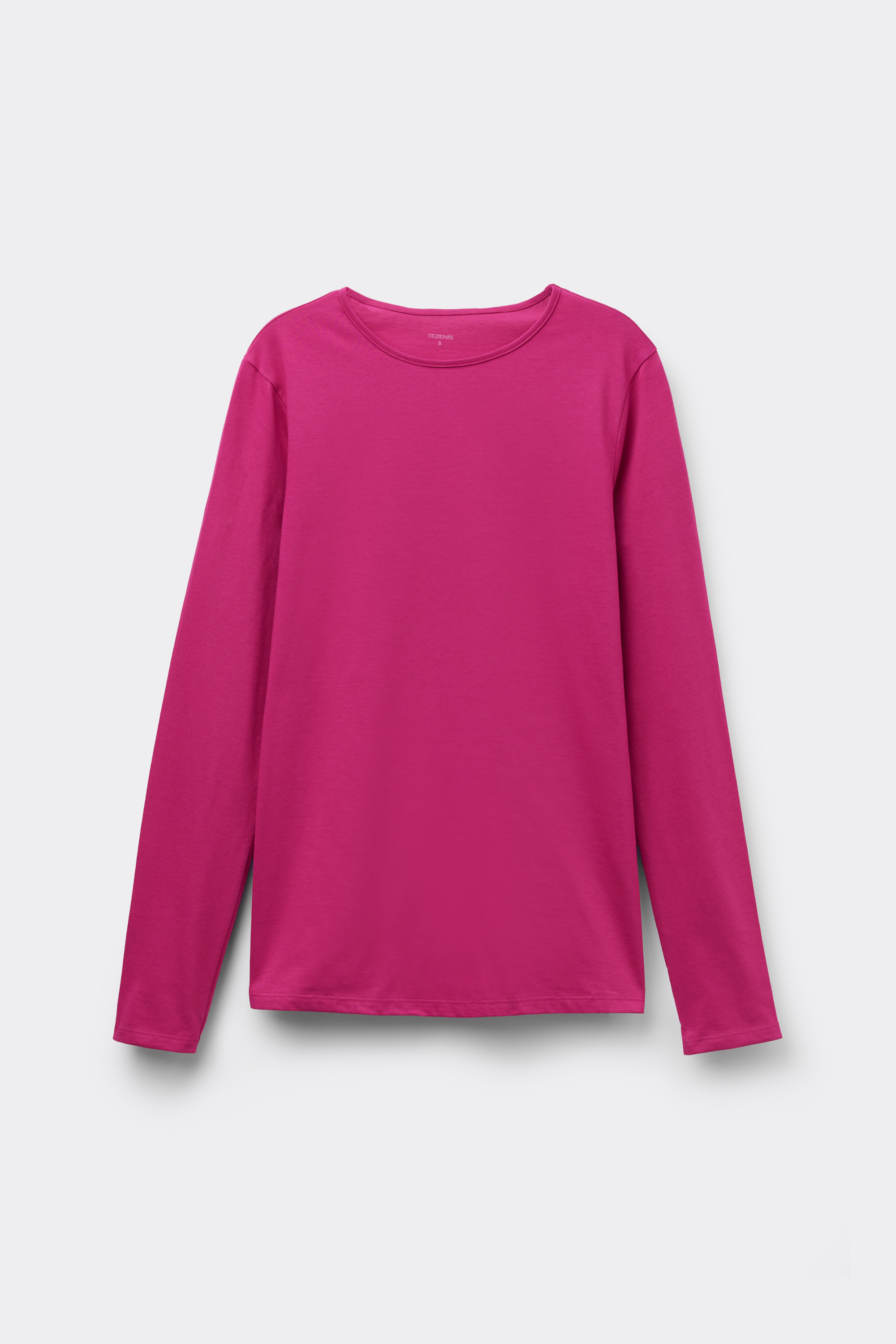 Long Sleeve Crew Neck Sweater in 100% Cotton