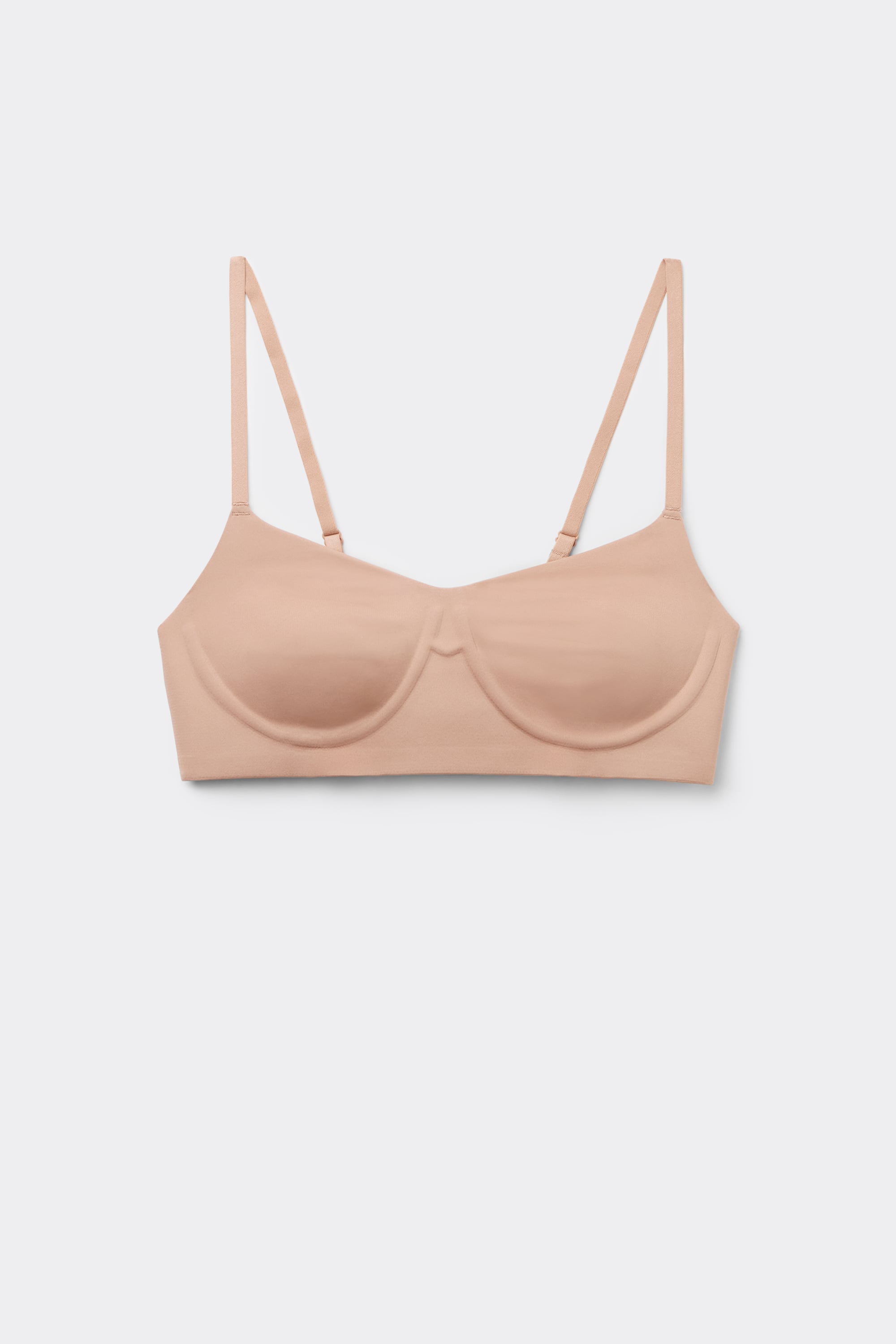 Balconette-BH Raw Edge Natural Lifting